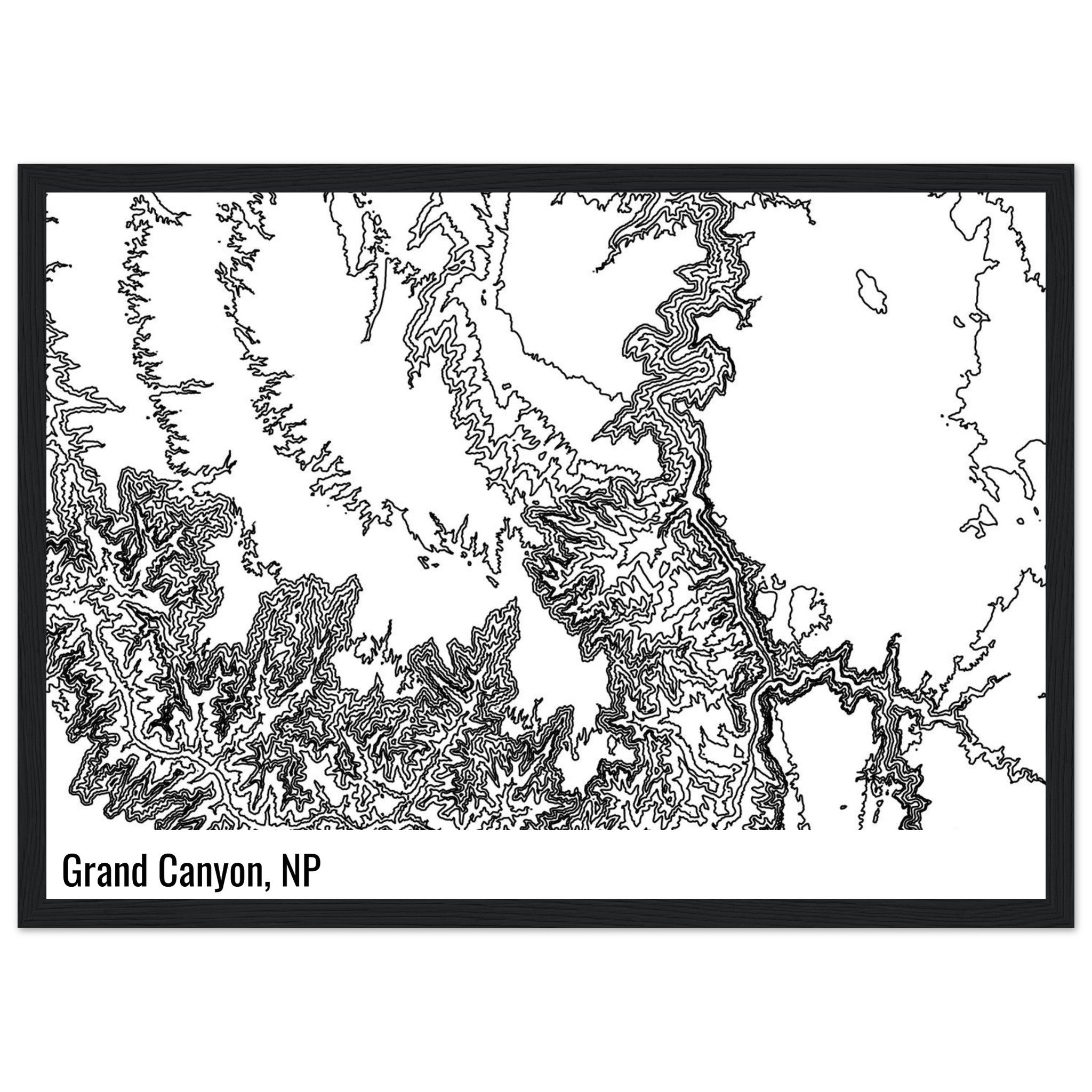 Custom Contours Print - Ink And Atlas