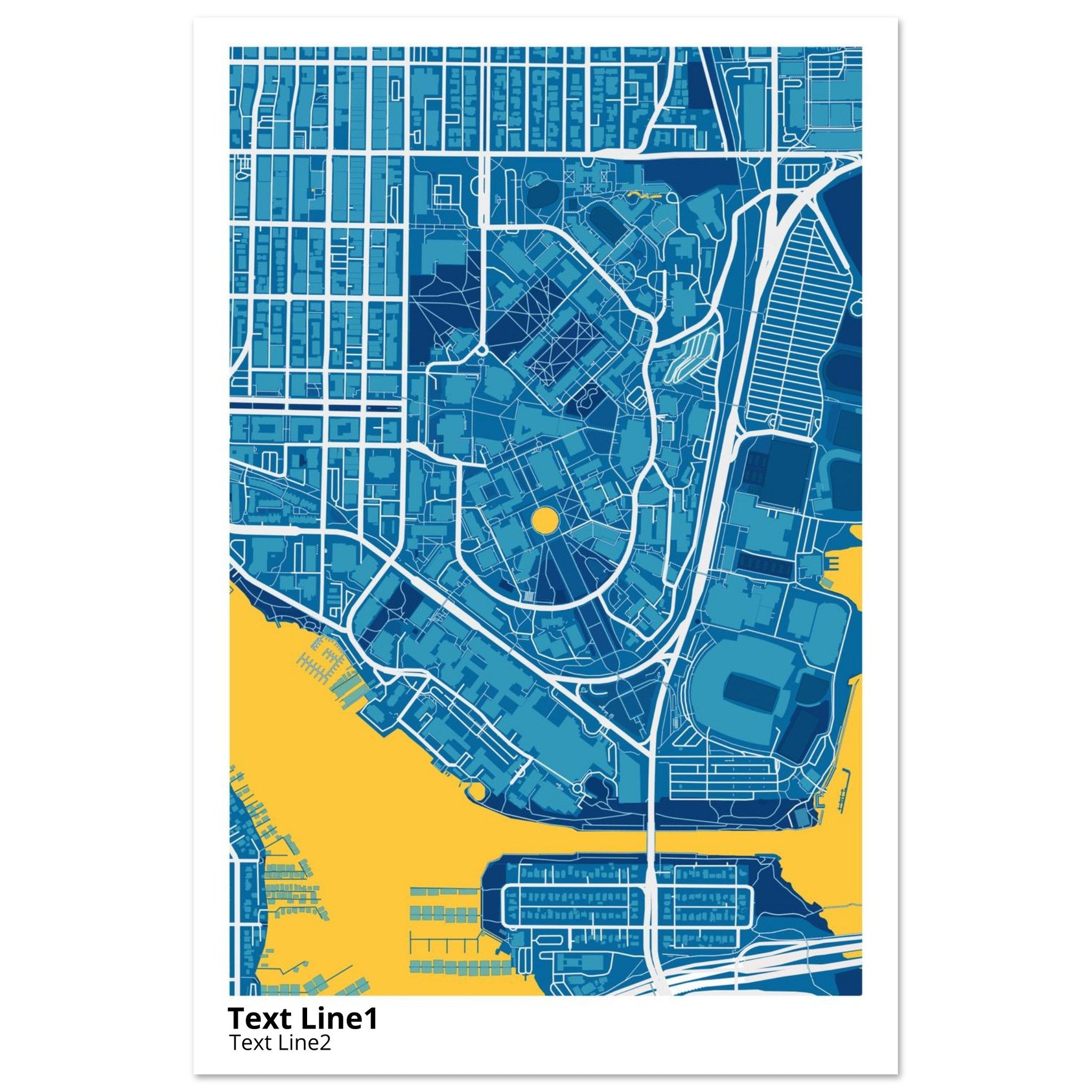 University of Washington (Seattle) Campus Map Poster | Graduation Gift - Ink And Atlas
