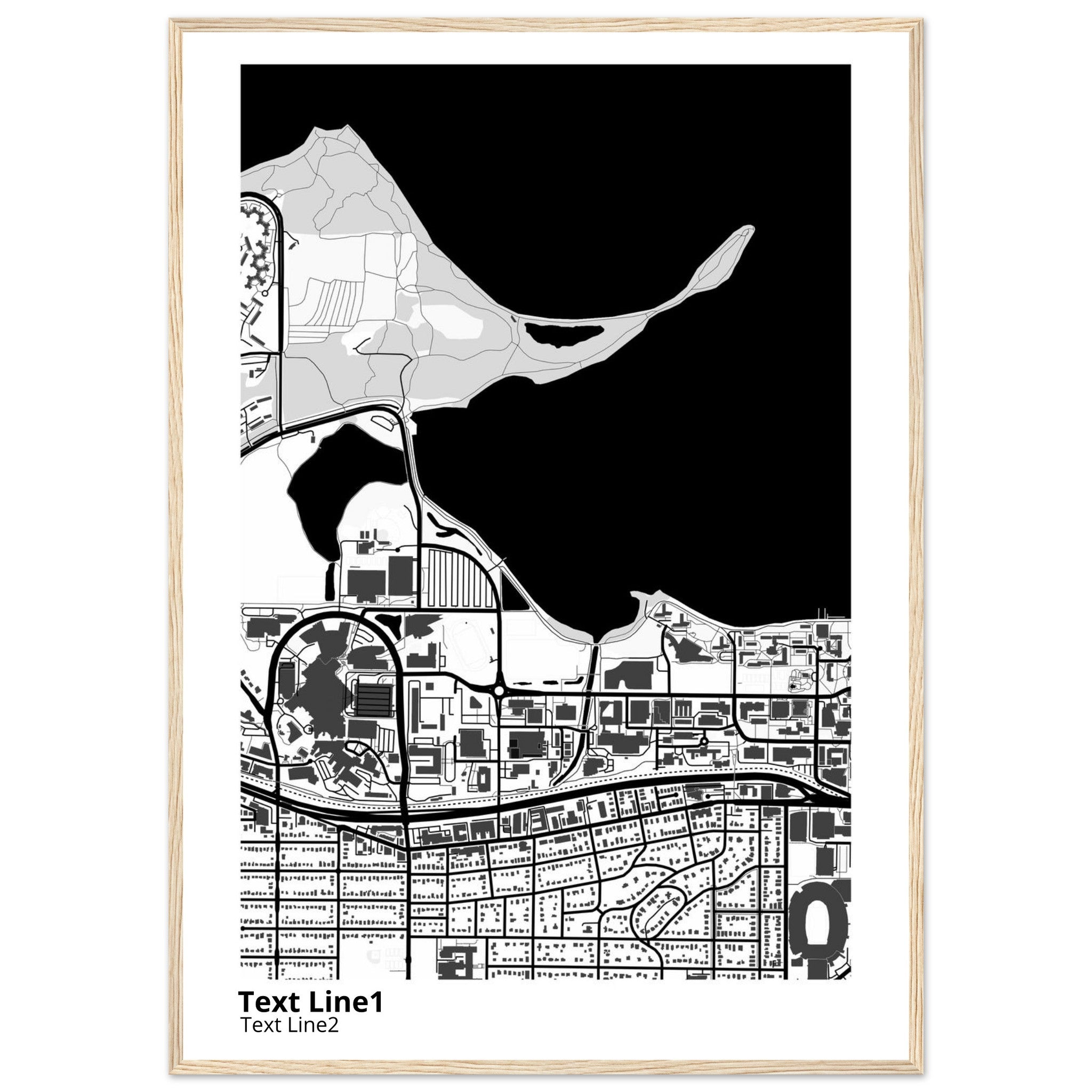 University of Wisconsin (Madison) Campus Map Poster | Graduation Gift - Ink And Atlas