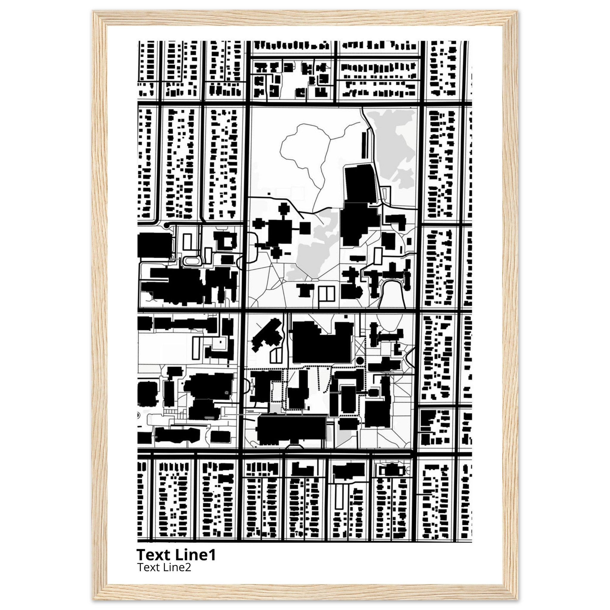 University of Wisconsin (Milwaukee) Campus Map Poster | Alumni Gift - Ink And Atlas