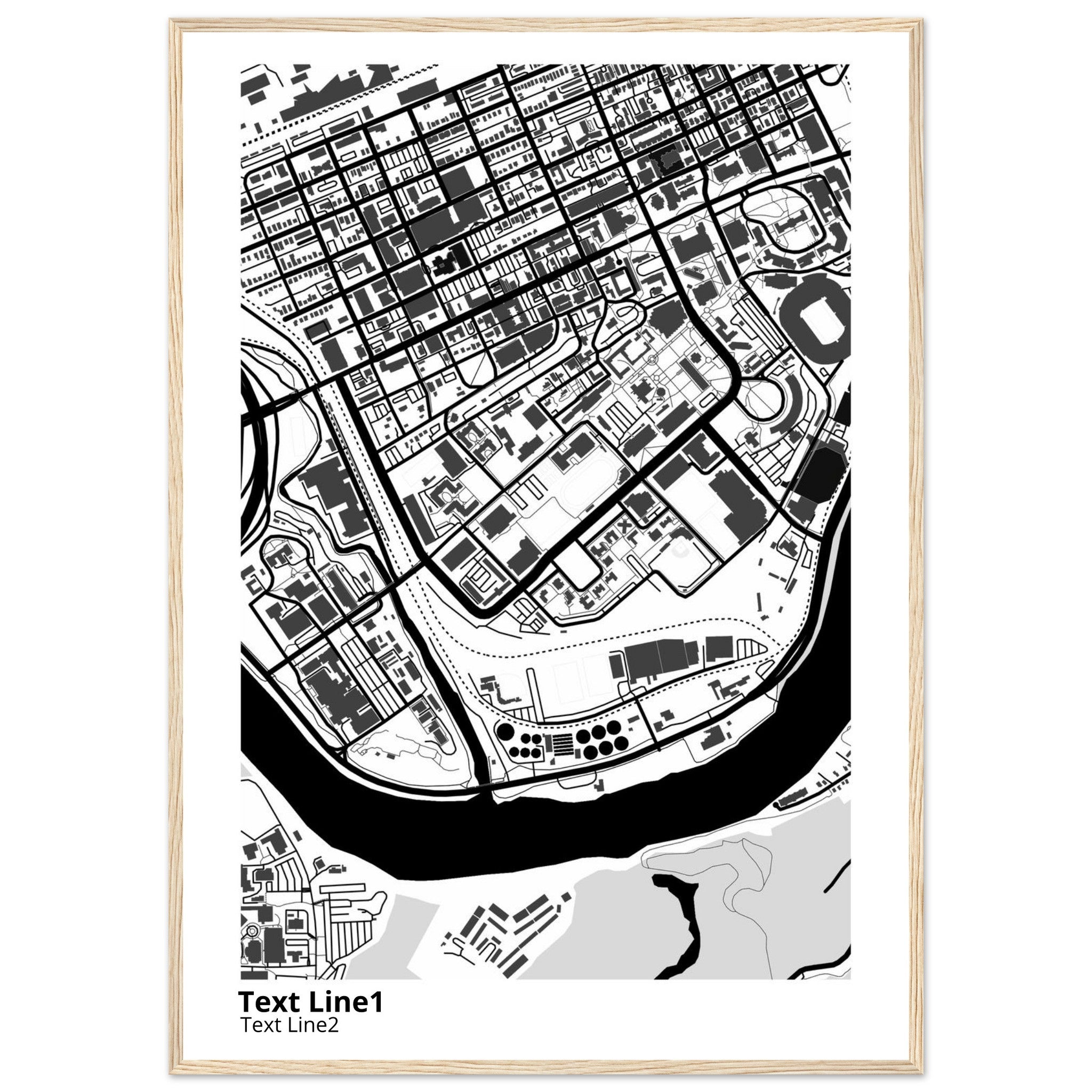 University of Tennessee (Knoxville) Campus Map Poster | Alumni Gift - Ink And Atlas