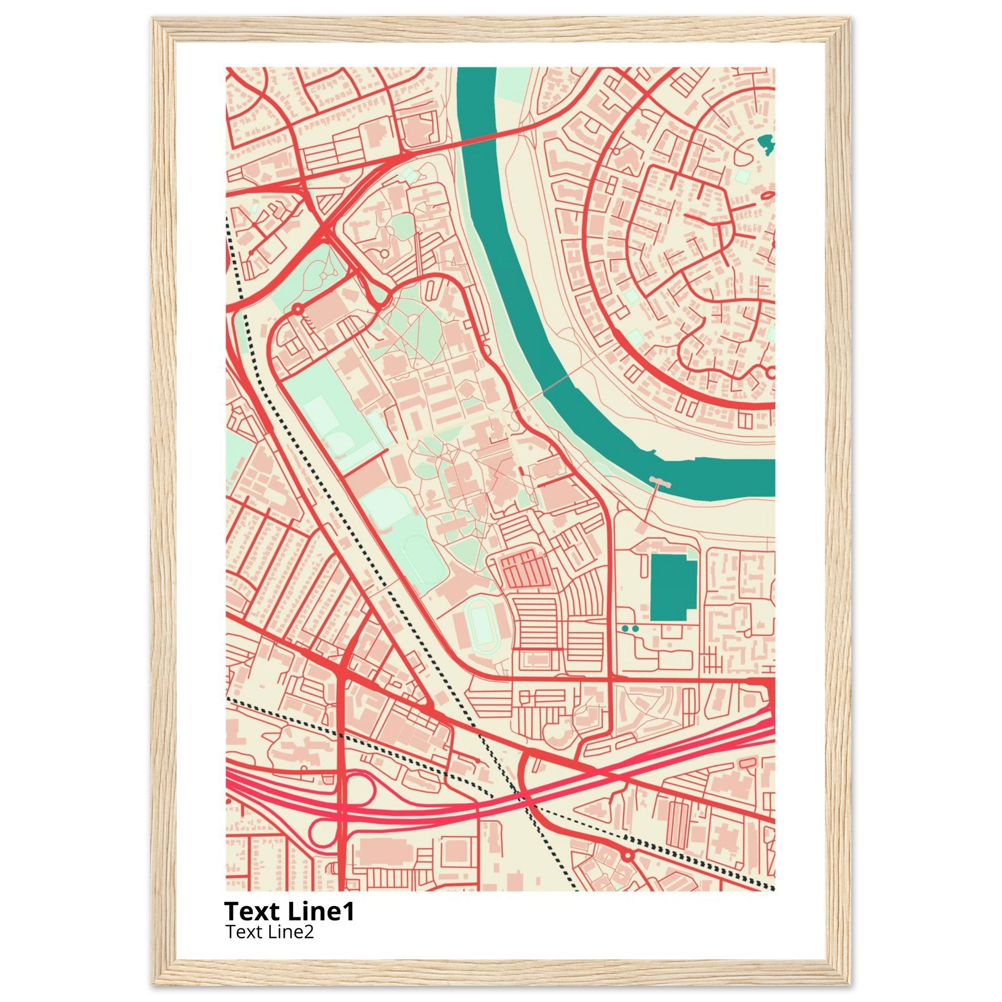 california state university sacramento campus map poster