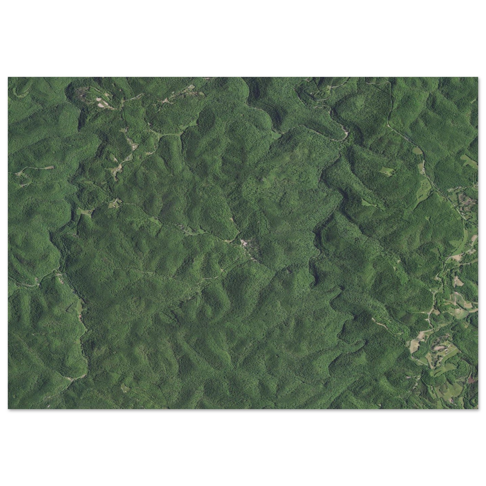 Wind Cave National Park Natural Earth Print - Ink And Atlas