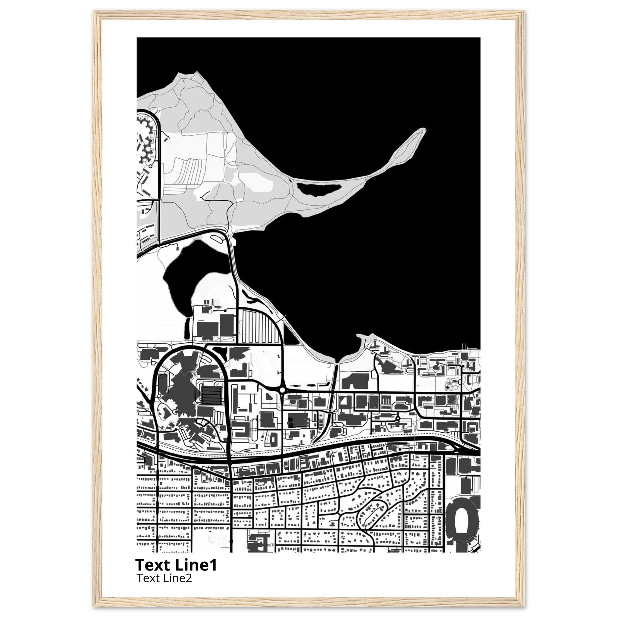 University of Wisconsin (Madison) Campus Map Poster | Graduation Gift - Ink And Atlas