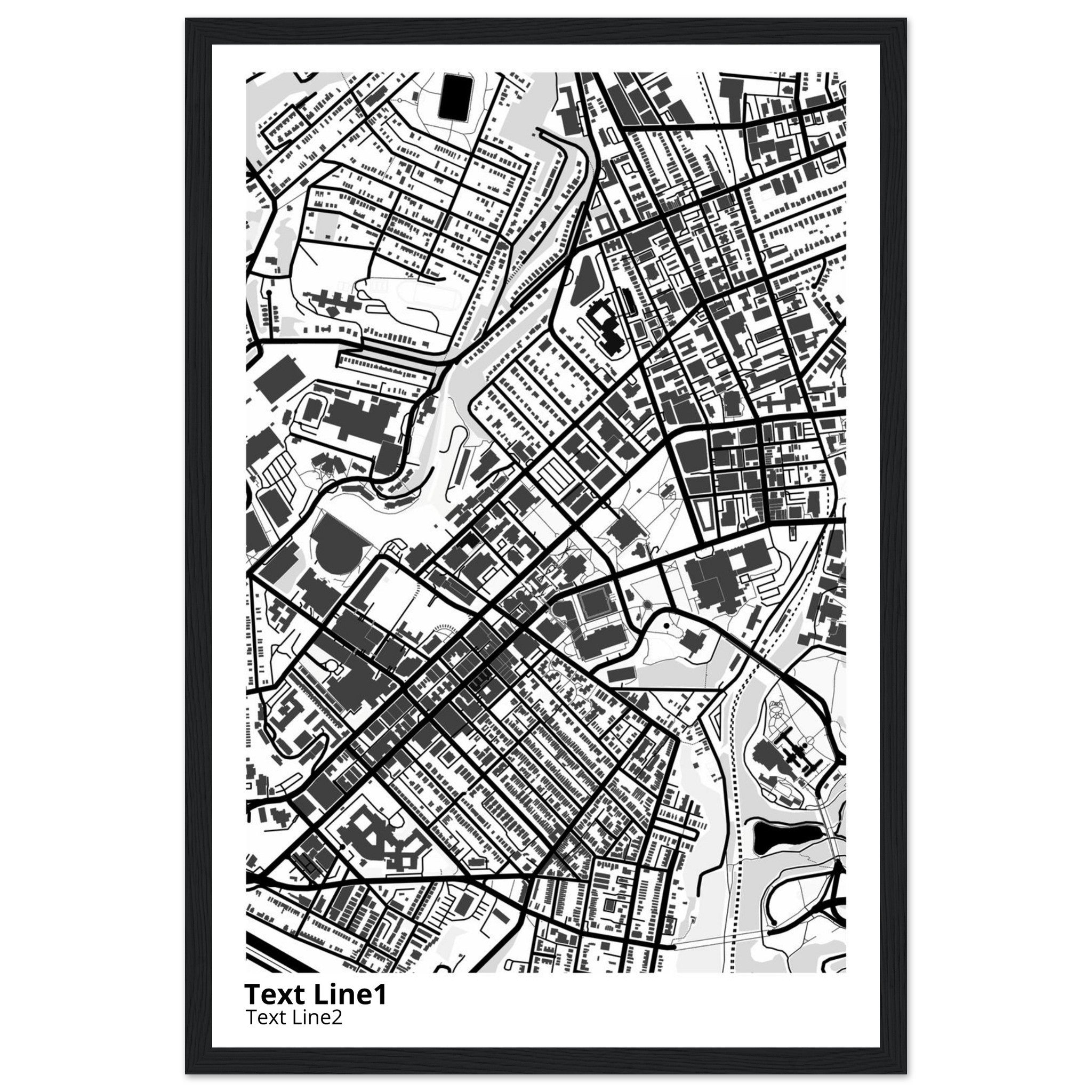 University of Pittsburgh Pennsylvania Campus Map Poster | Alumni Gift - Ink And Atlas
