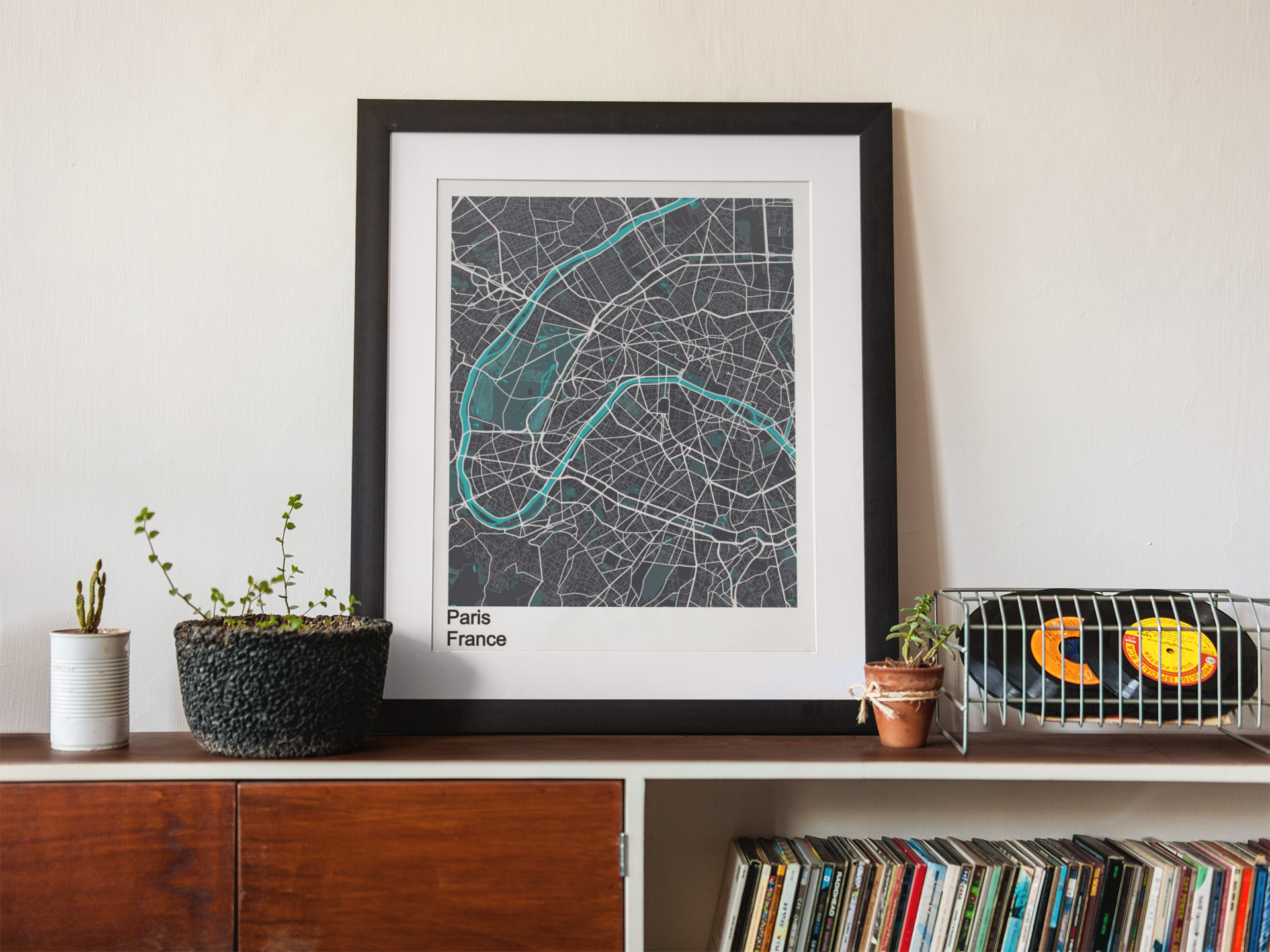 Custom city map prints by Ink and Atlas