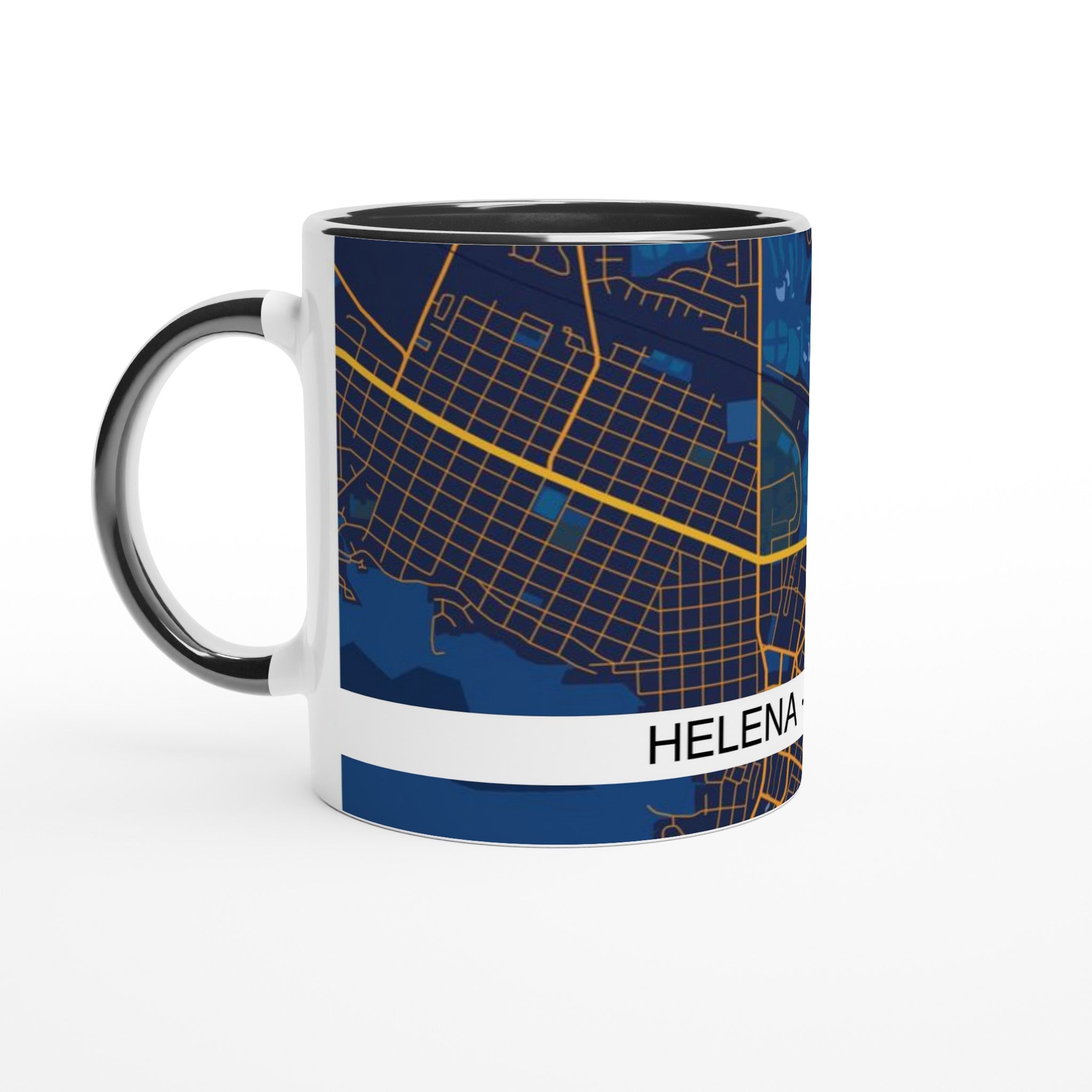 Helena Modern City Map Mug (11oz) - Ink And Atlas