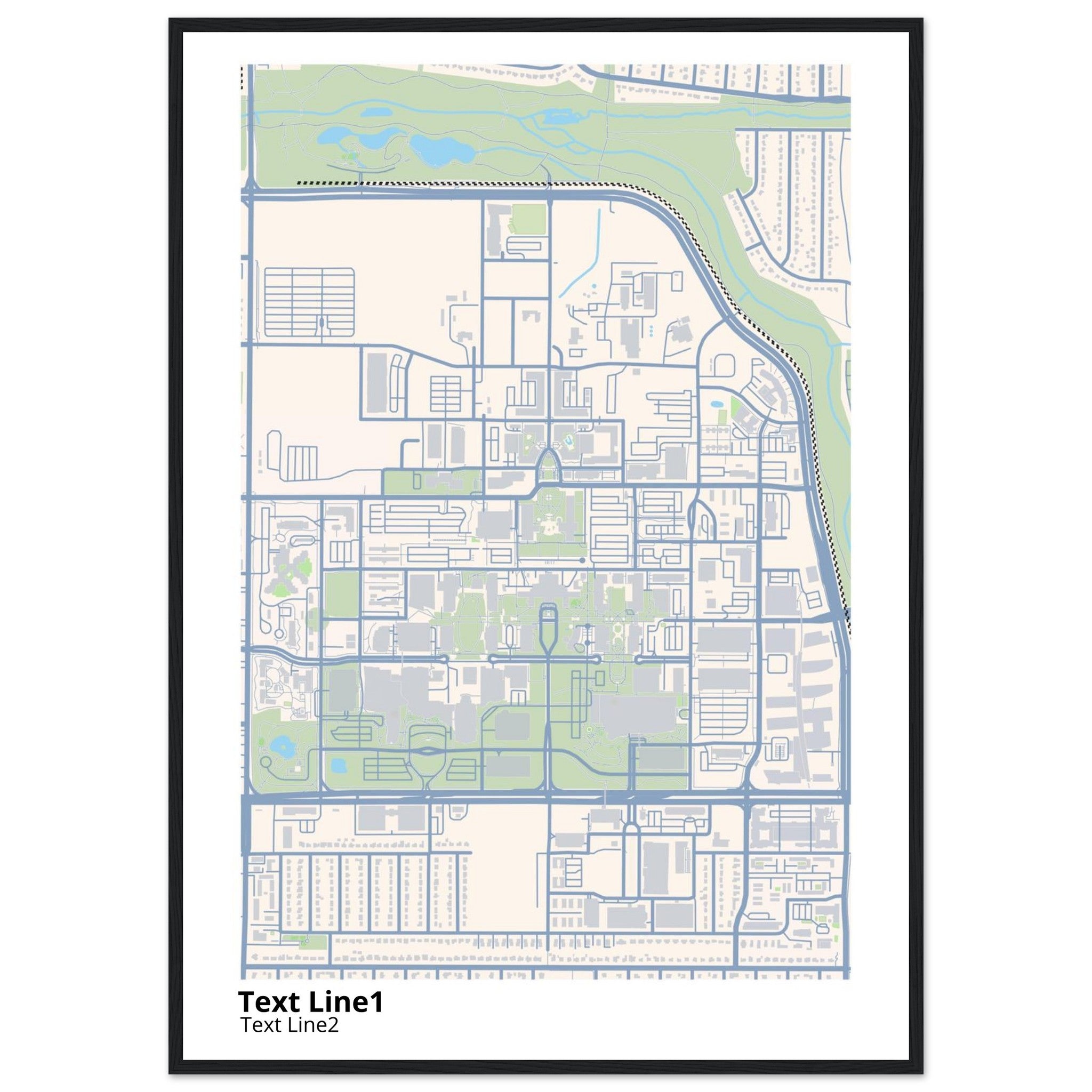 university of colorado denver anschutz medical campus campus map poster
