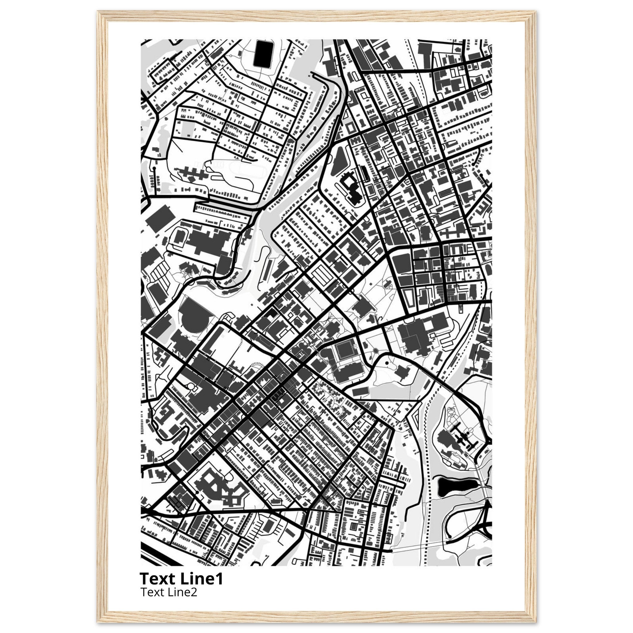 University of Pittsburgh Pennsylvania Campus Map Poster | Alumni Gift - Ink And Atlas