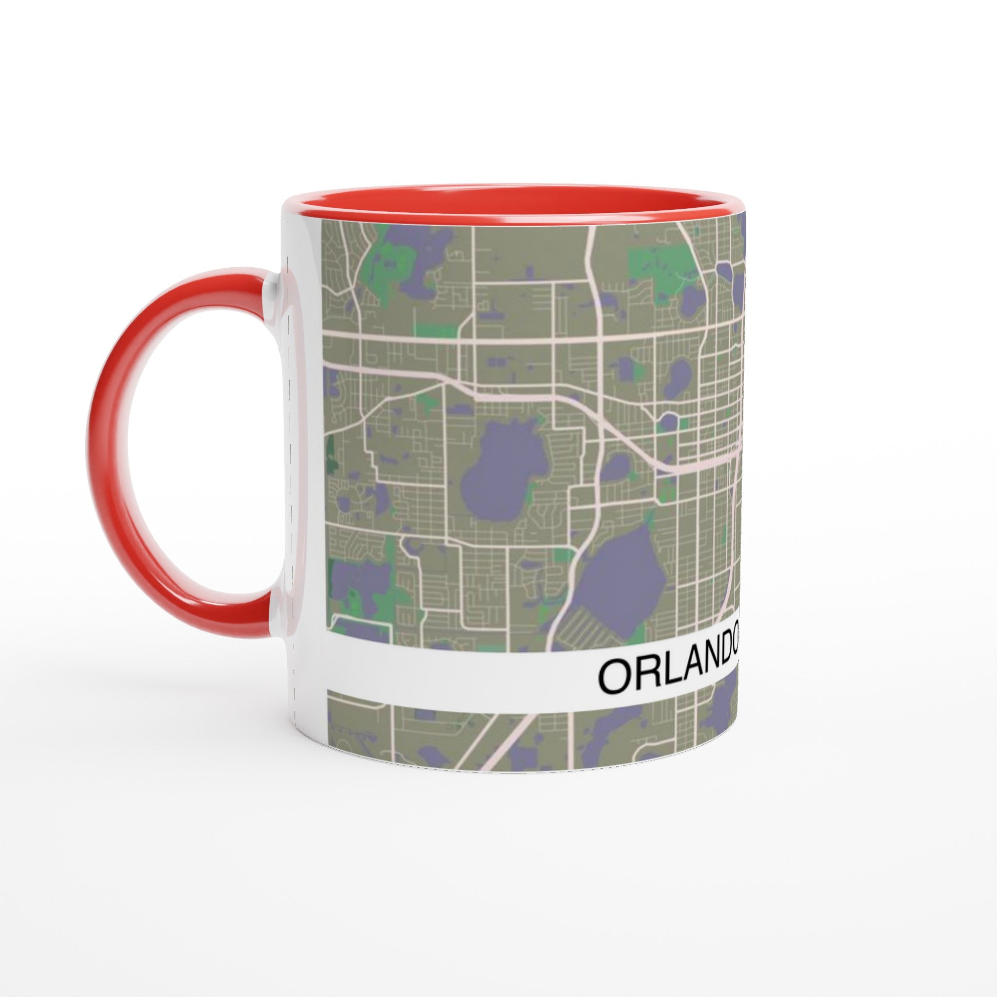 Orlando Modern City Map Mug (11oz) - Ink And Atlas