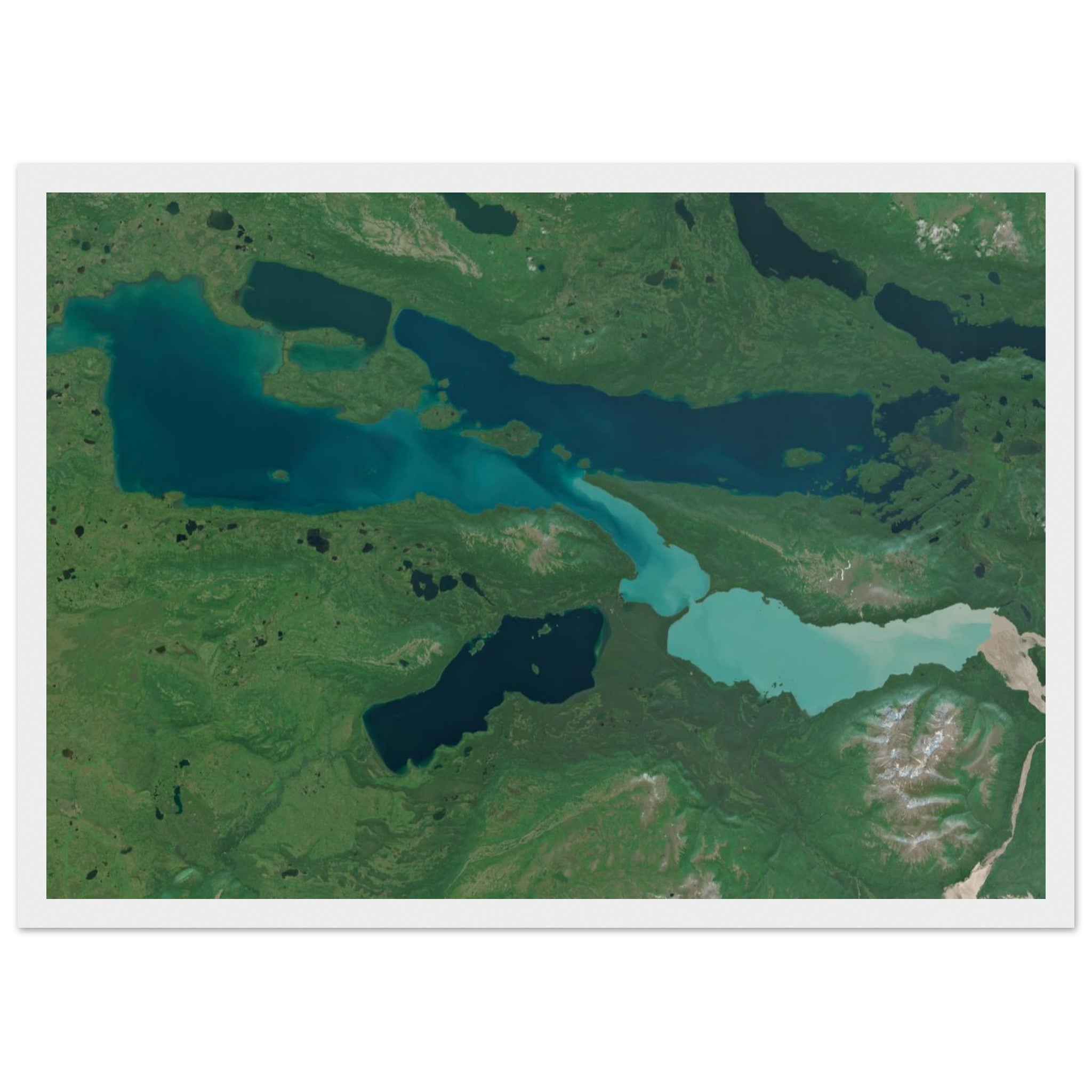Katmai National Park Natural Earth Print - Ink And Atlas