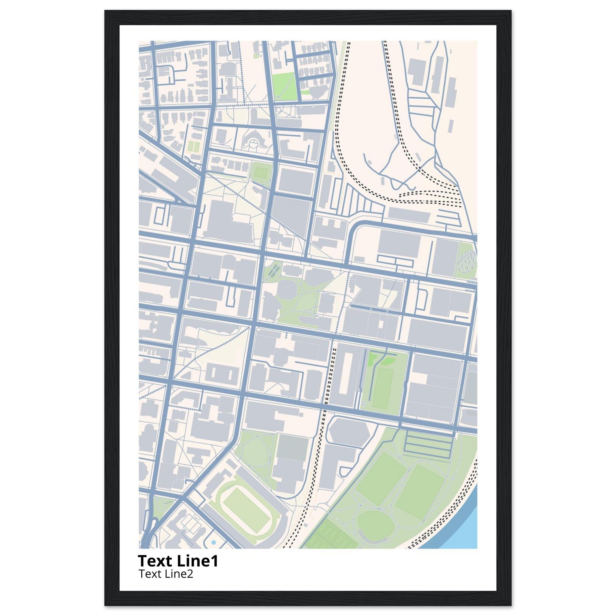 Drexel University Pennsylvania Campus Map Poster | Graduation Gift - Ink And Atlas