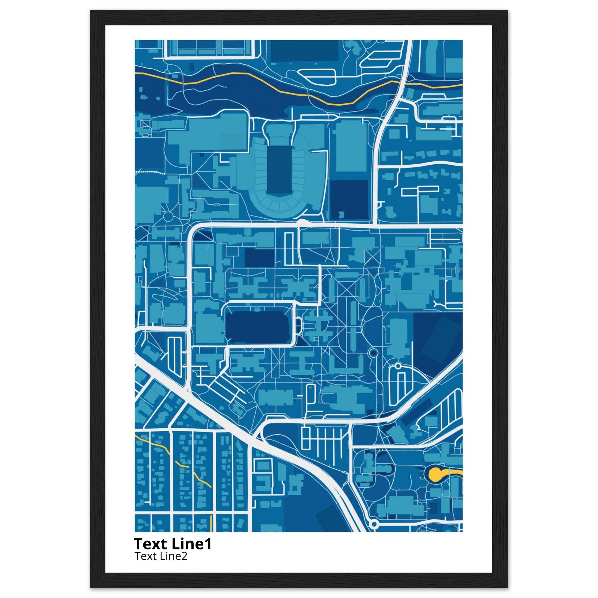 university of colorado boulder campus map poster