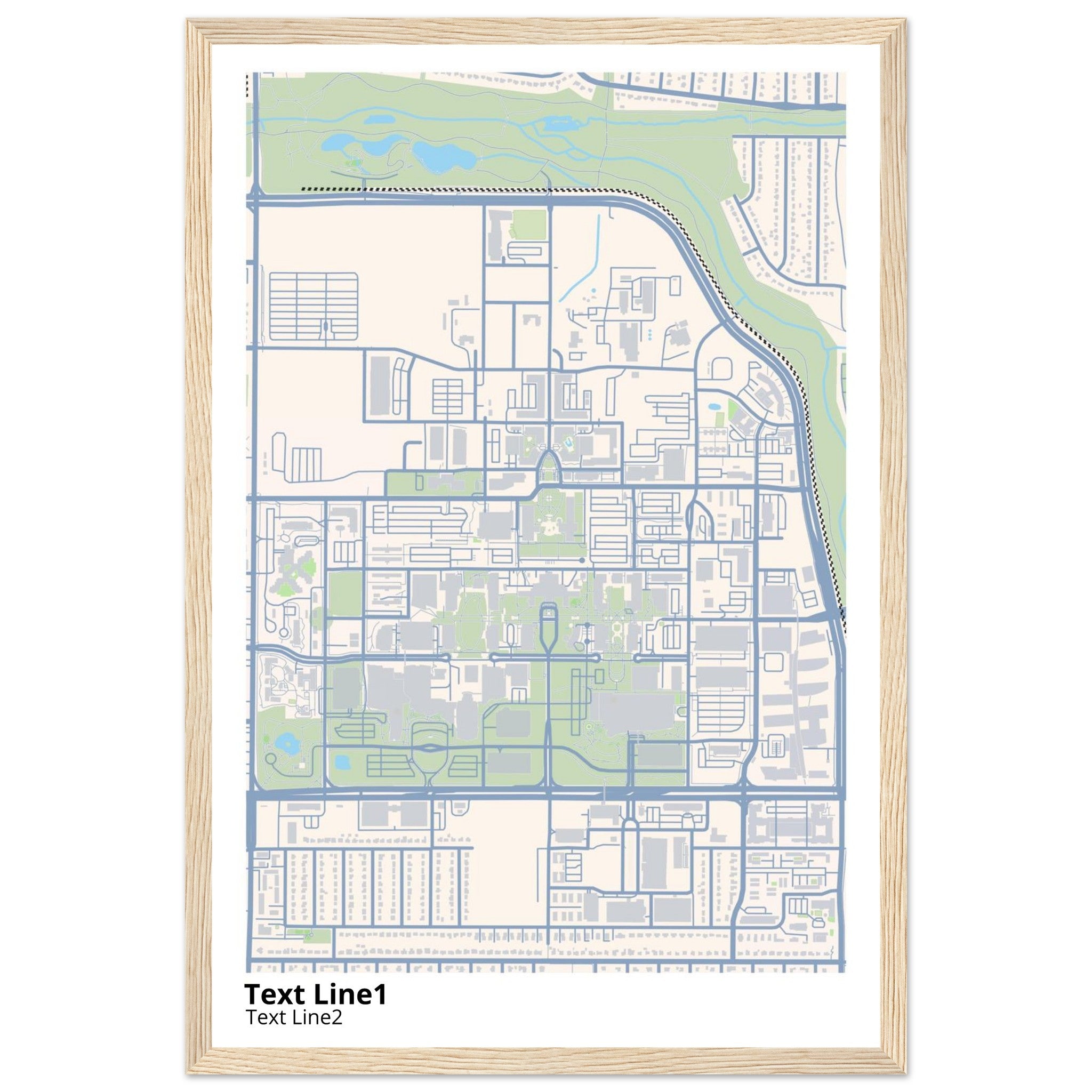 university of colorado denver anschutz medical campus campus map poster