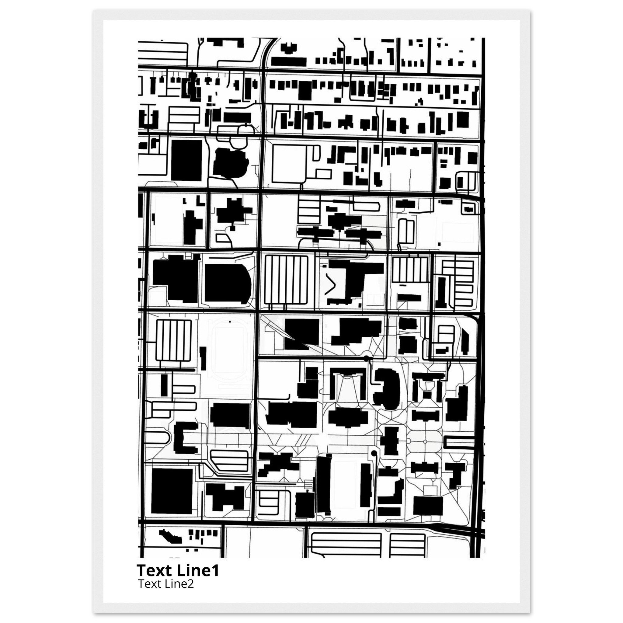 missouri state university springfield campus map poster
