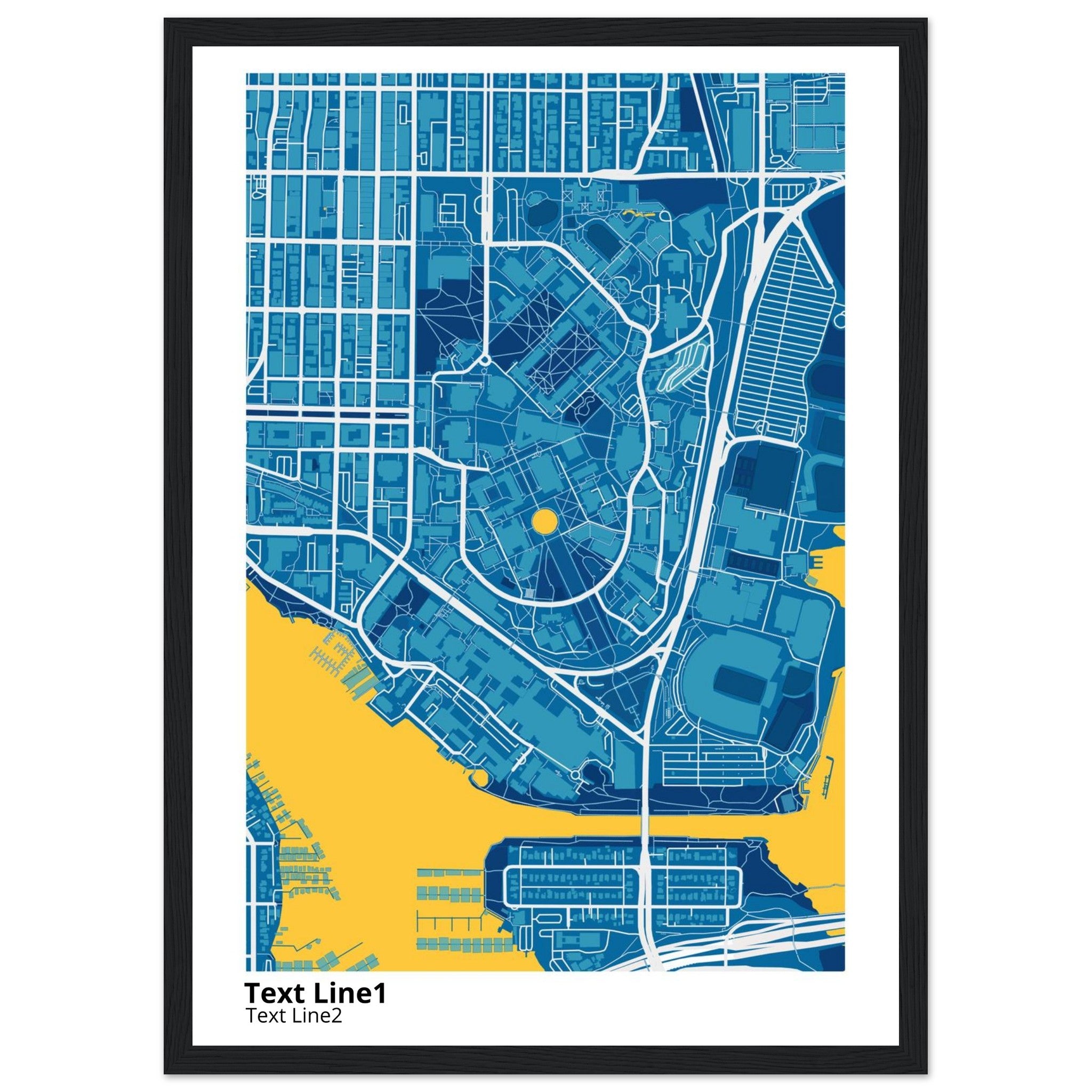 University of Washington (Seattle) Campus Map Poster | Graduation Gift - Ink And Atlas