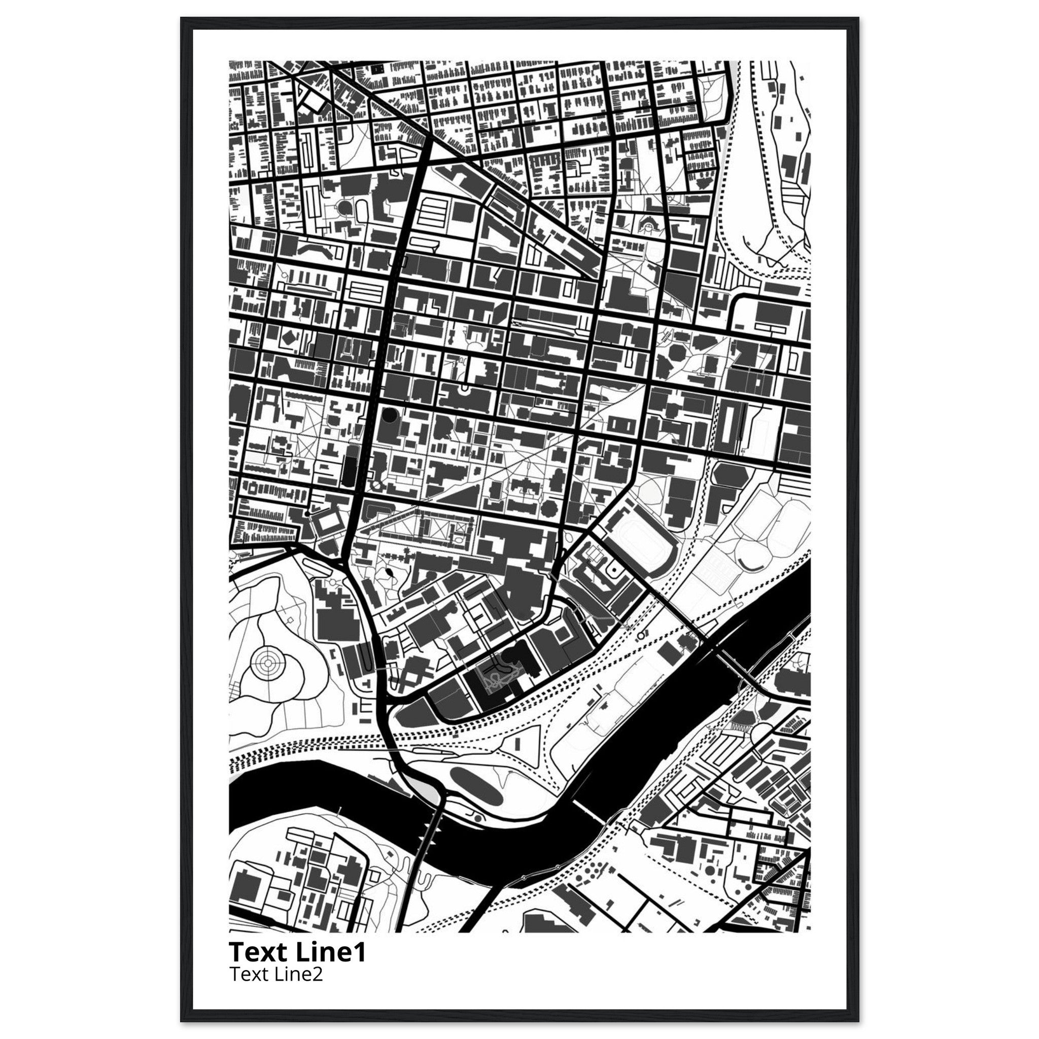 University of Pennsylvania Campus Map Poster | Graduation Gift - Ink And Atlas