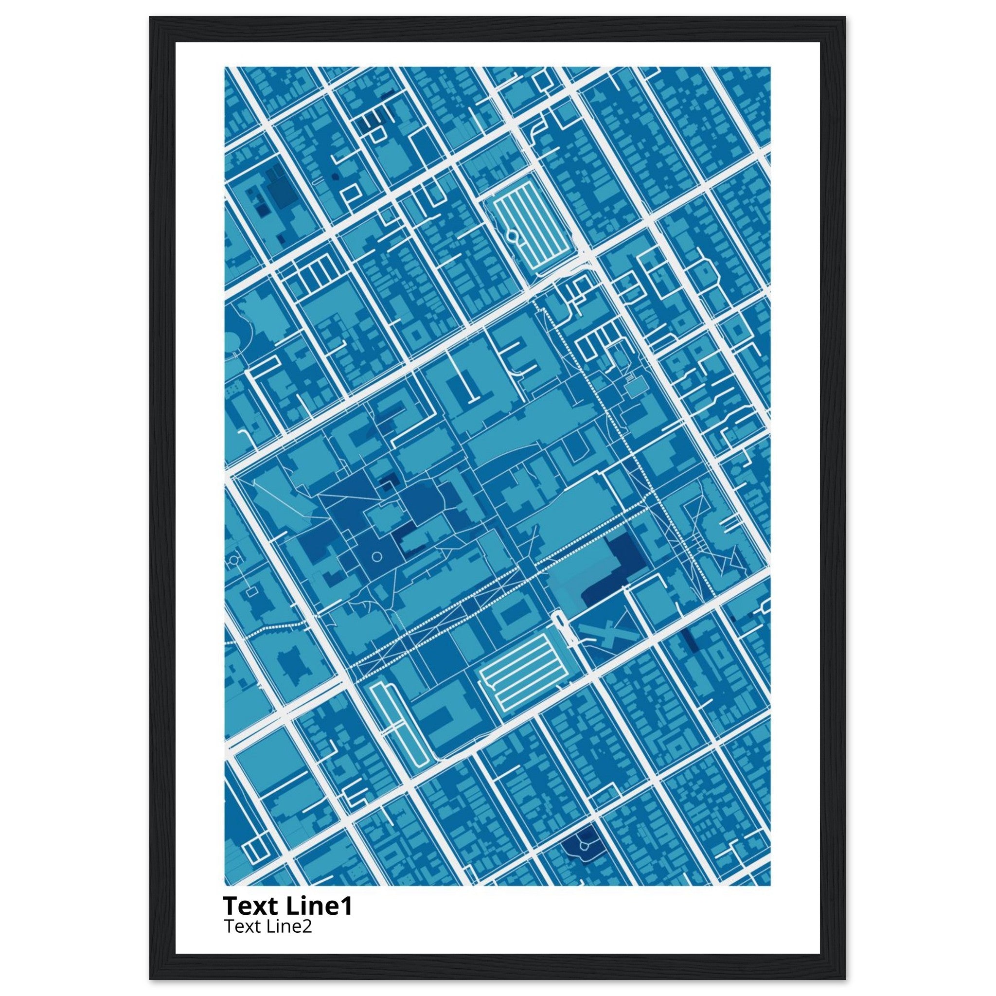 san jose state university campus map poster