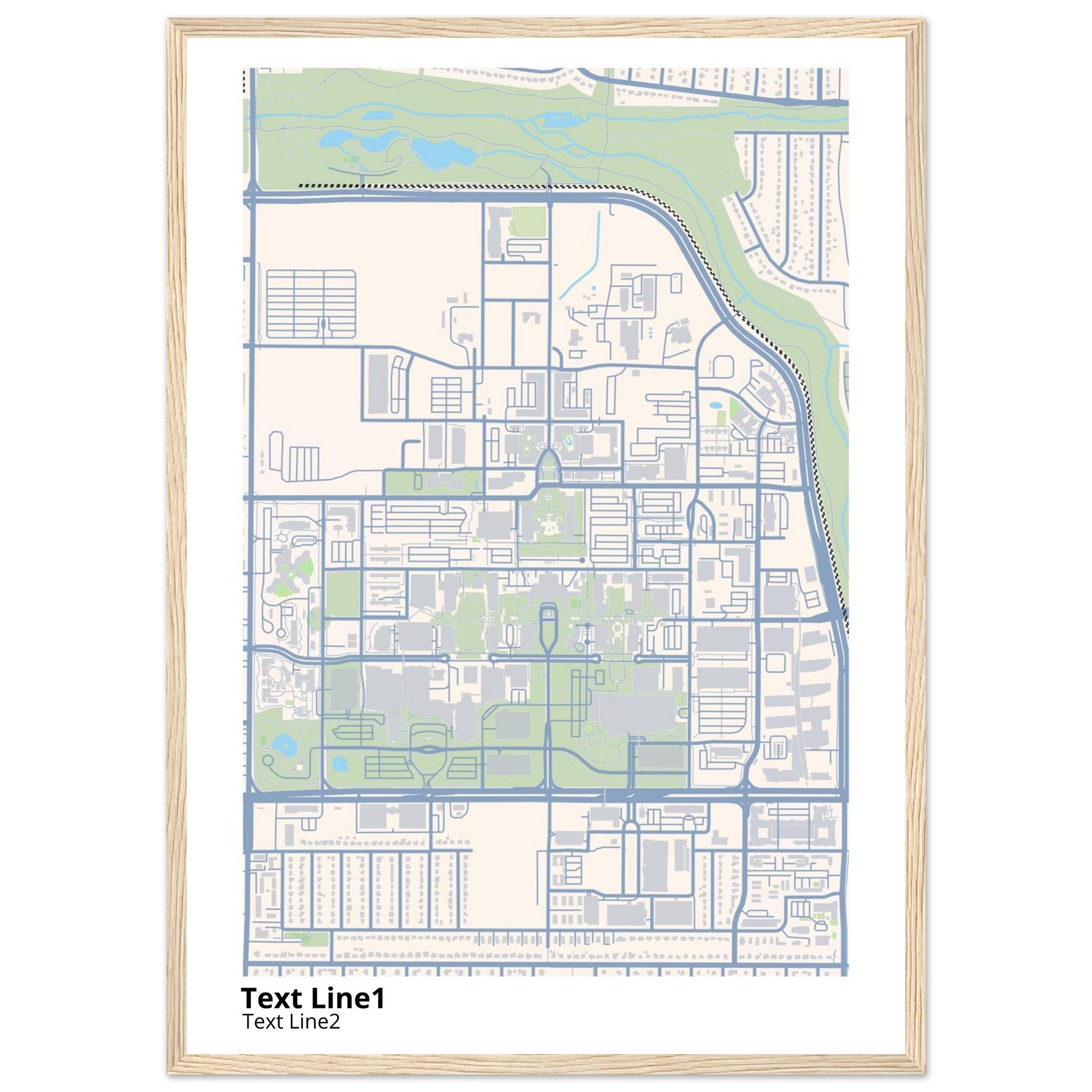 university of colorado denver anschutz medical campus campus map poster