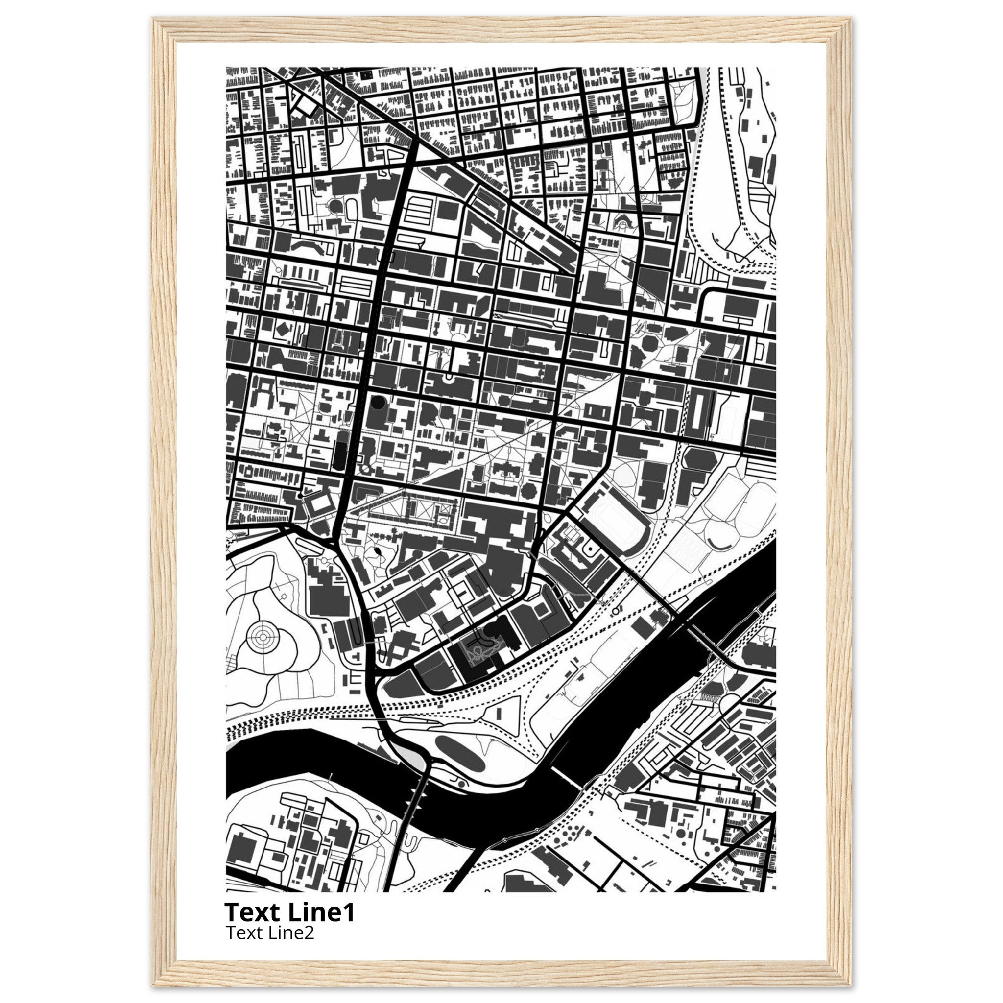 University of Pennsylvania Campus Map Poster | Graduation Gift - Ink And Atlas