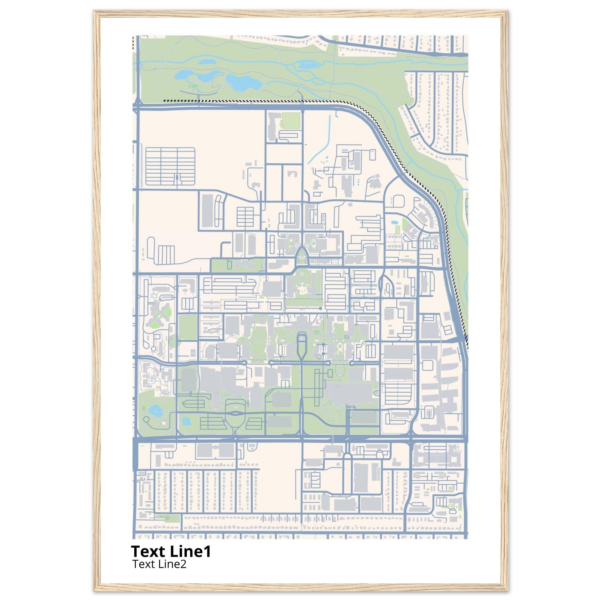 university of colorado denver anschutz medical campus campus map poster