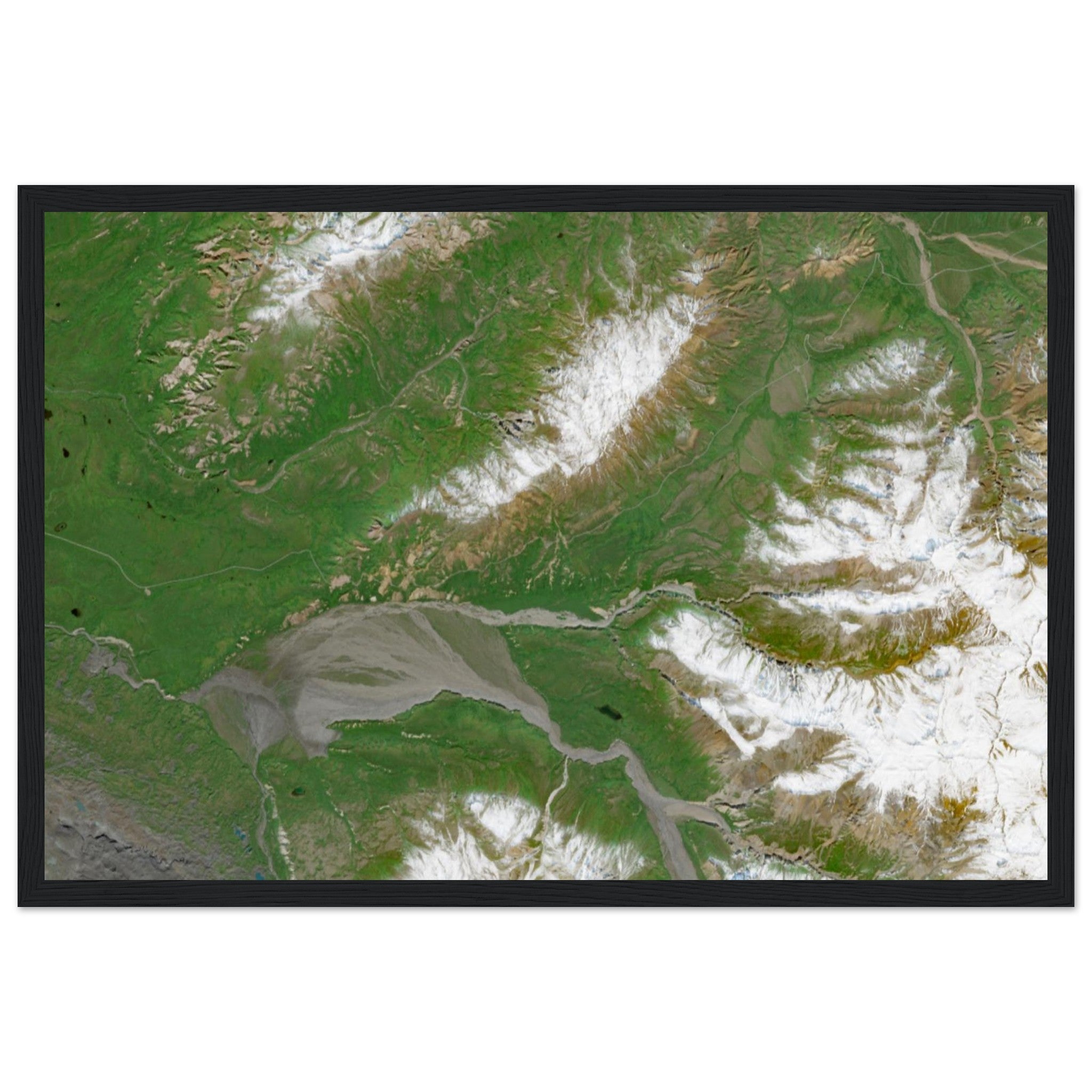 Denali National Park Natural Earth Print - Ink And Atlas