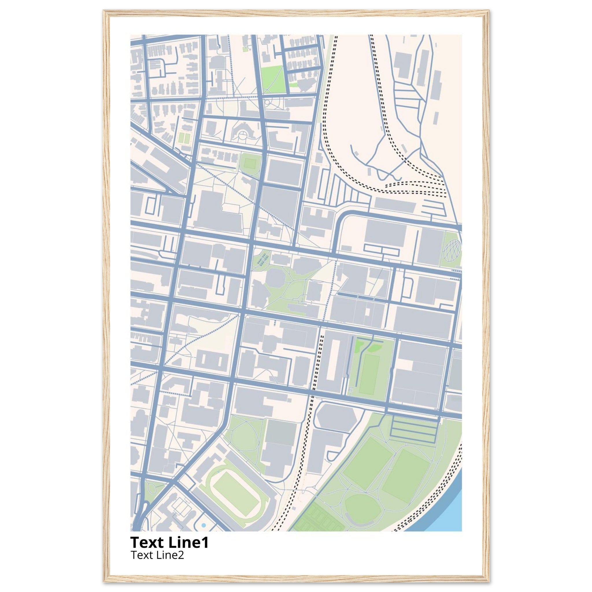 Drexel University Pennsylvania Campus Map Poster | Graduation Gift - Ink And Atlas