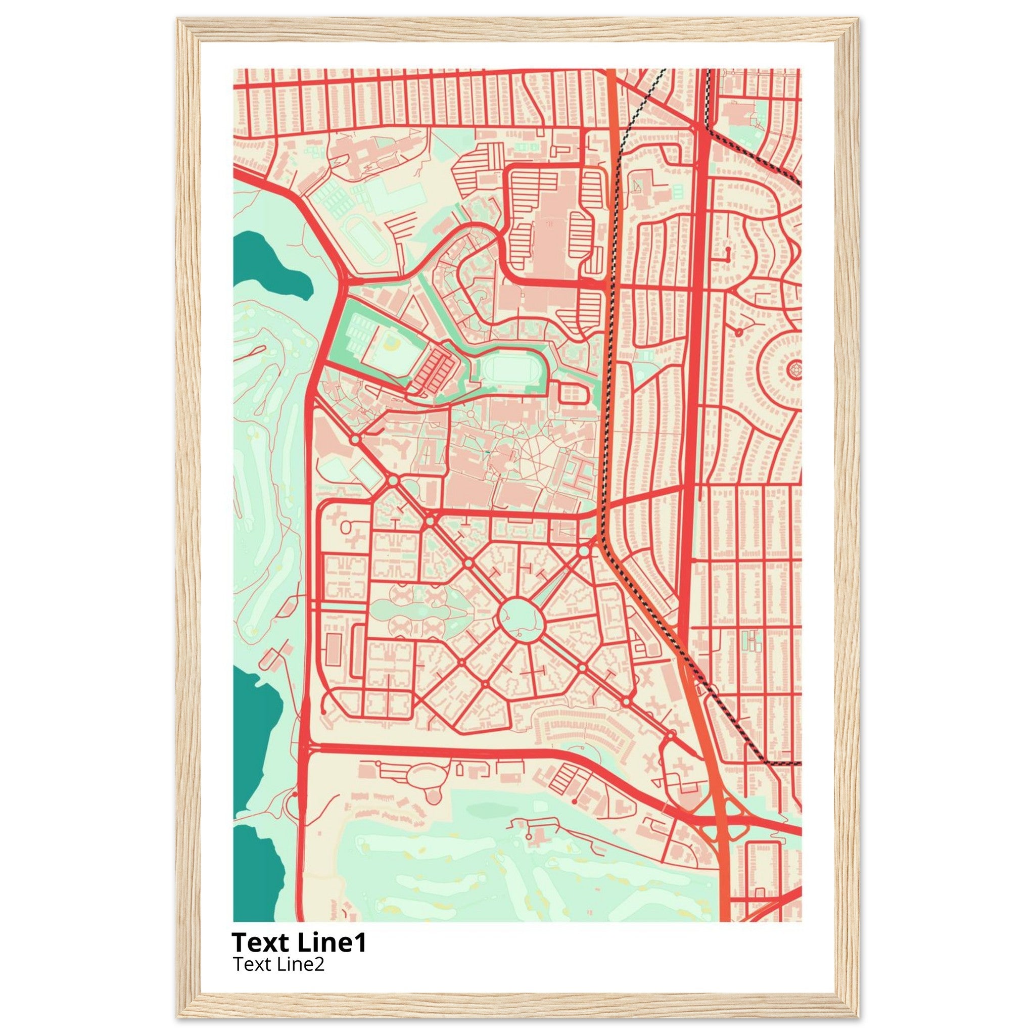 san francisco state university campus map poster