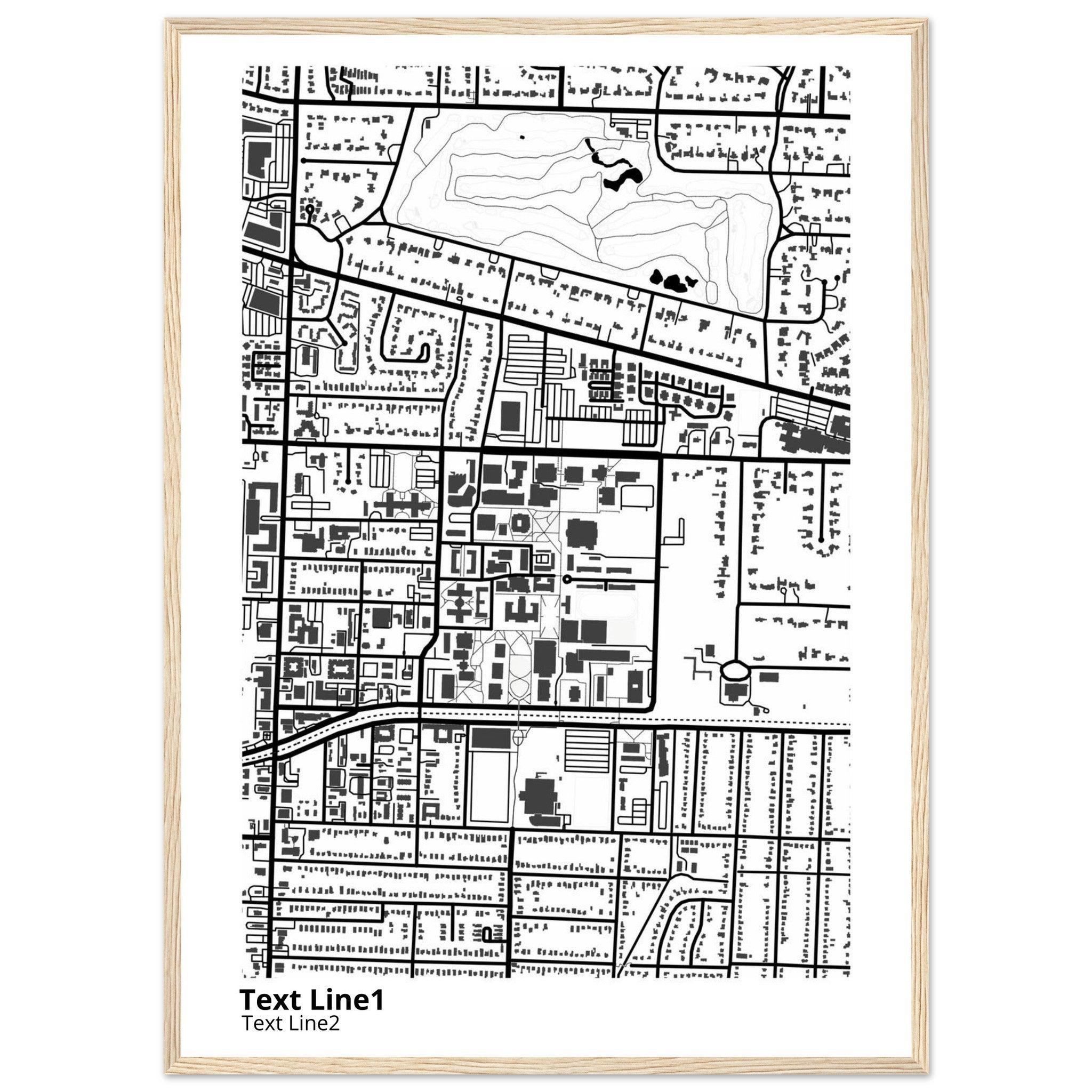 University of Memphis Tennessee Campus Map Poster | Graduation Gift - Ink And Atlas