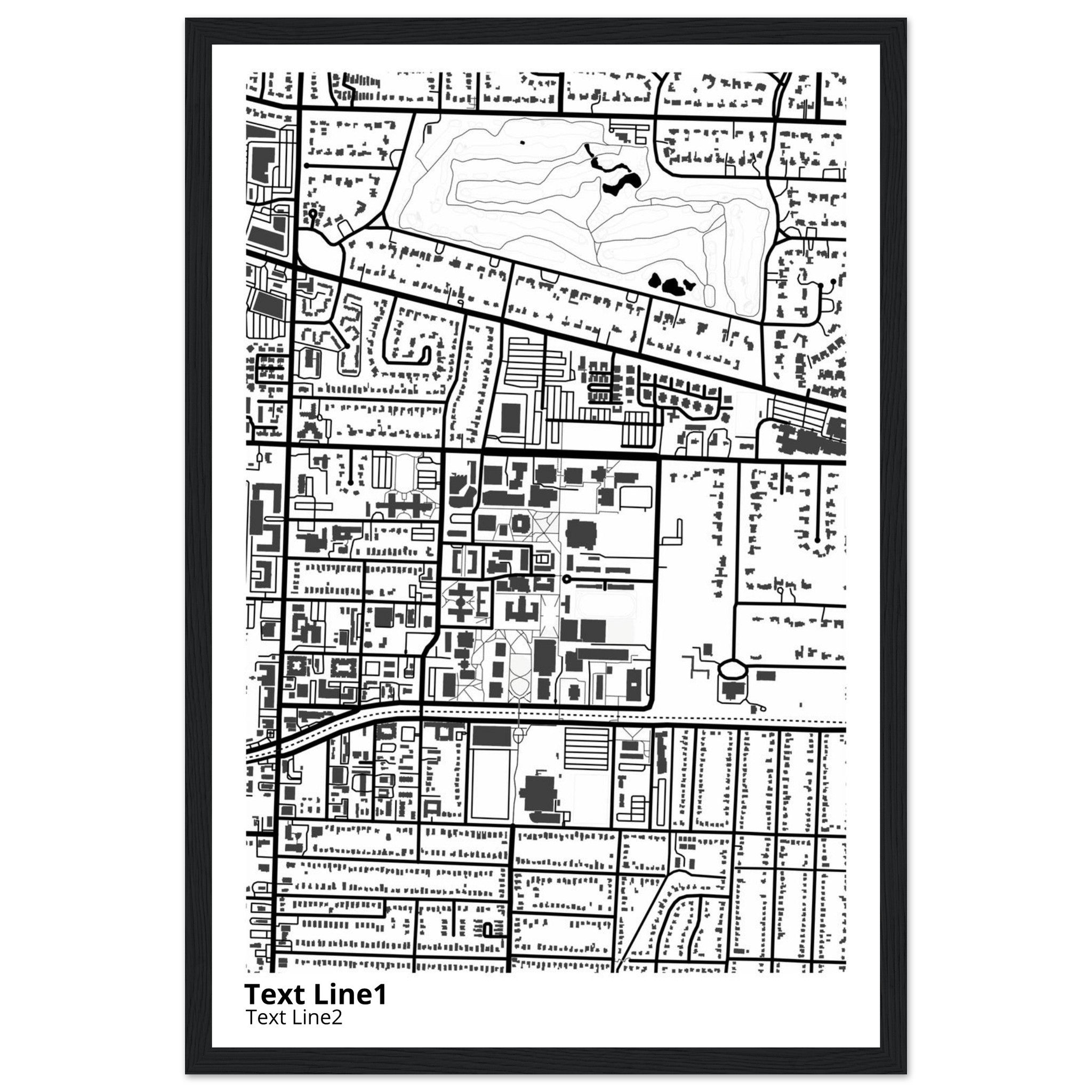 University of Memphis Tennessee Campus Map Poster | Graduation Gift - Ink And Atlas