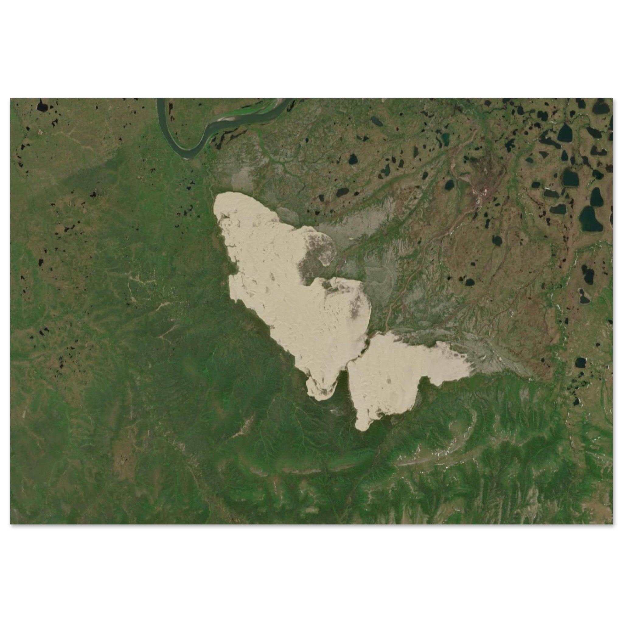 Kobuk Valley National Park Natural Earth Print - Ink And Atlas