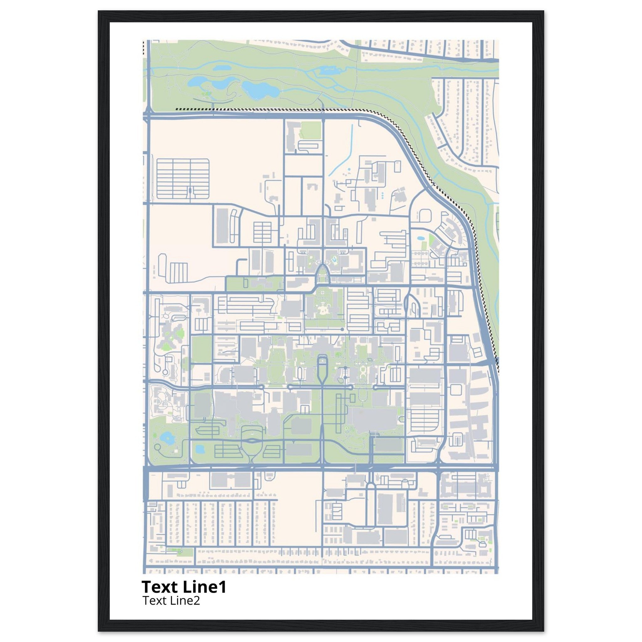 university of colorado denver anschutz medical campus campus map poster