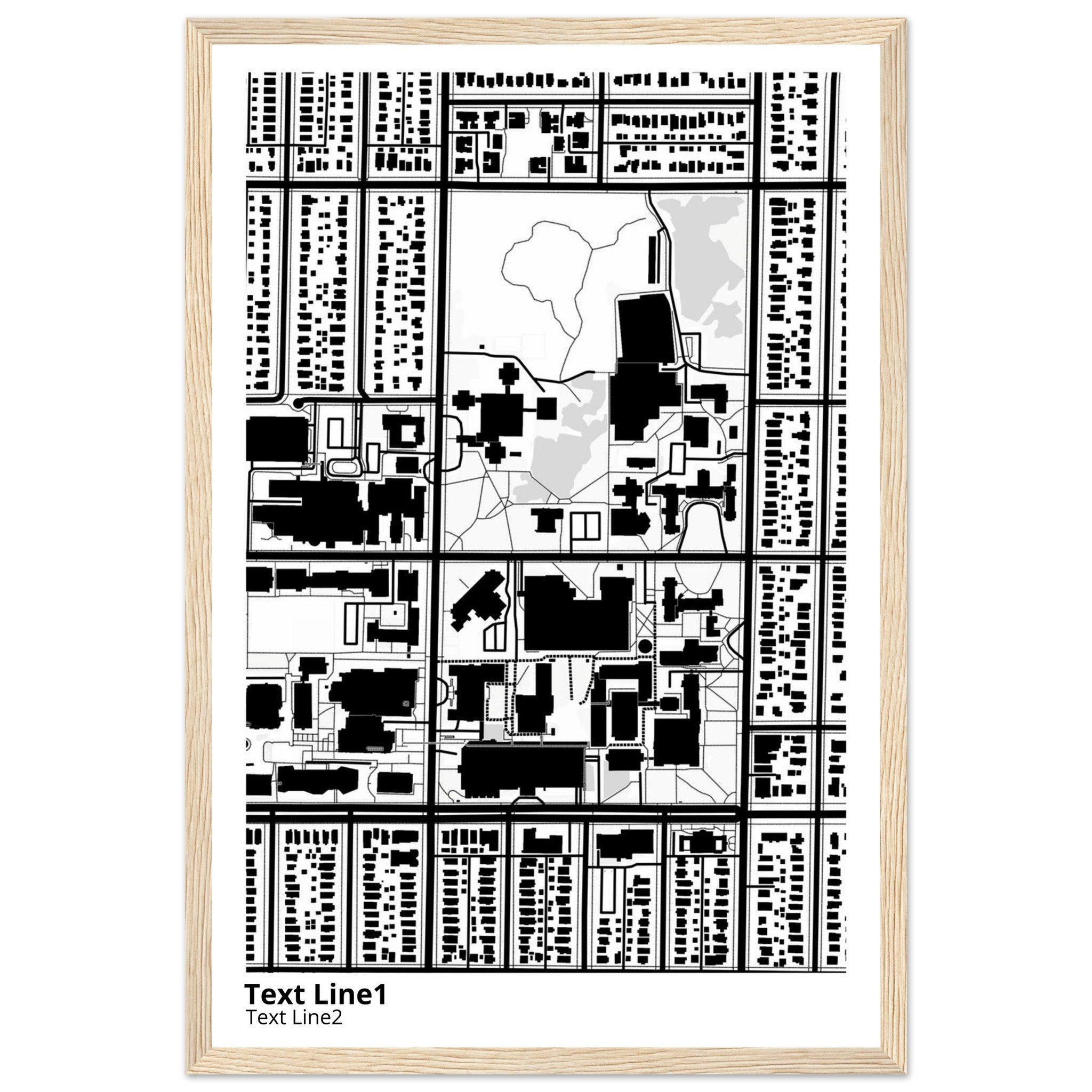 University of Wisconsin (Milwaukee) Campus Map Poster | Alumni Gift - Ink And Atlas