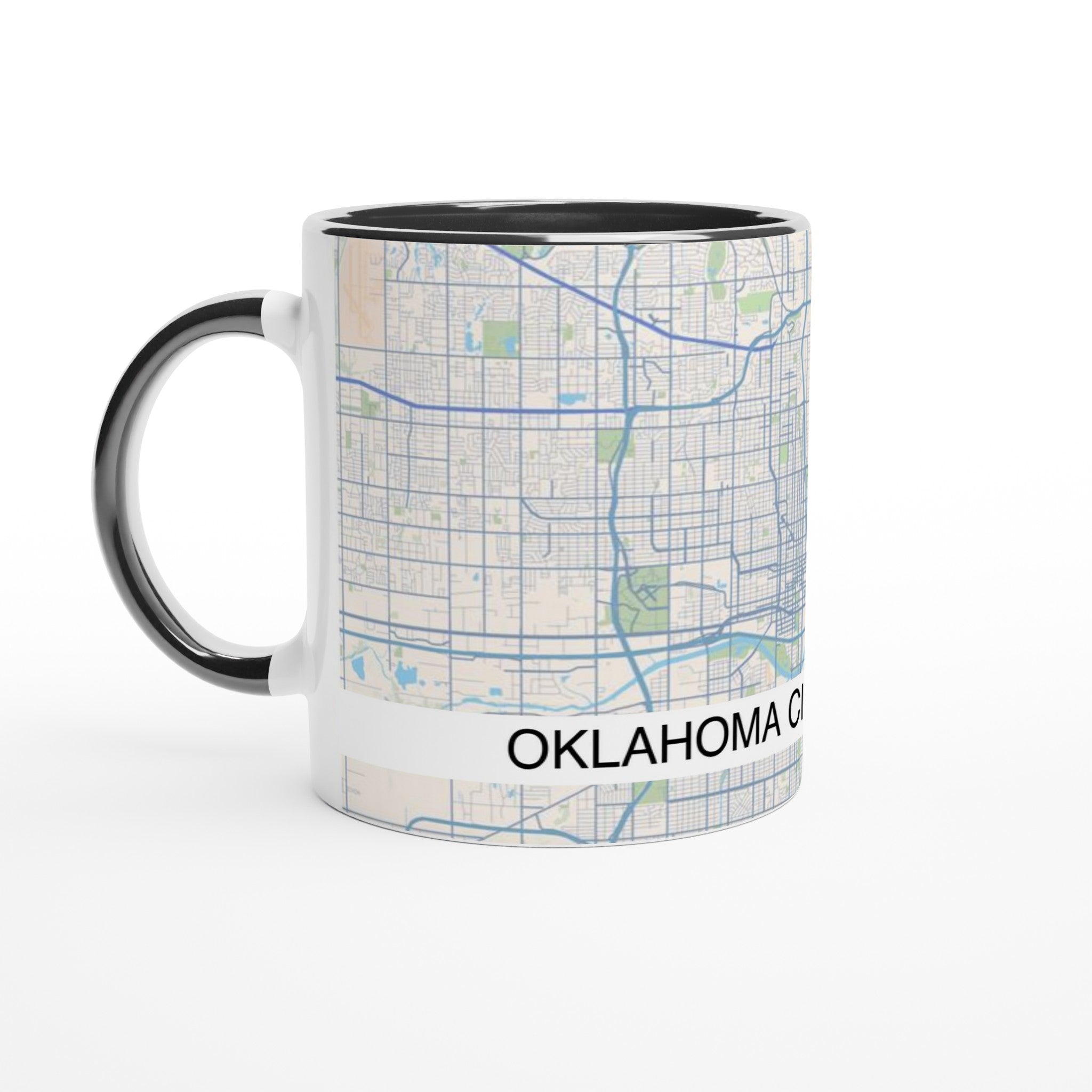 Oklahoma City Modern City Map Mug (11oz) - Ink And Atlas