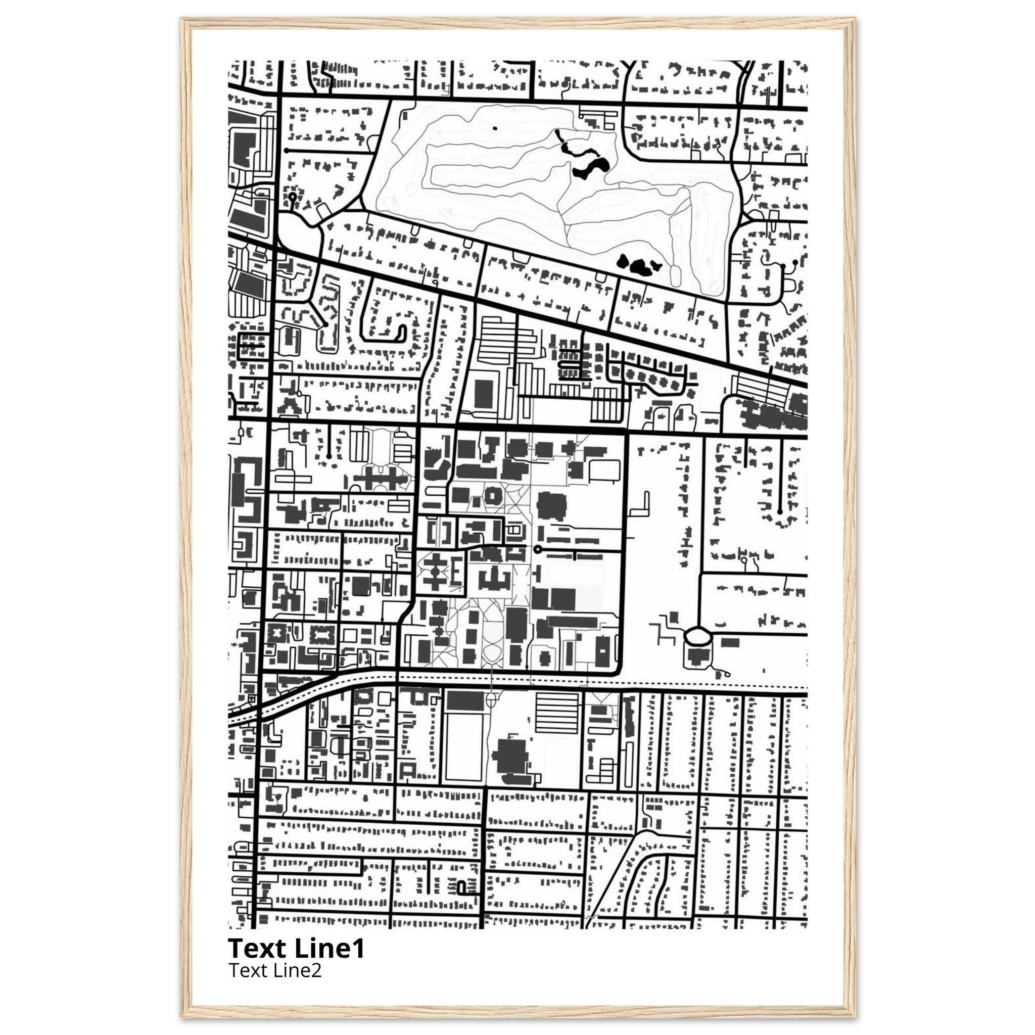 University of Memphis Tennessee Campus Map Poster | Graduation Gift - Ink And Atlas