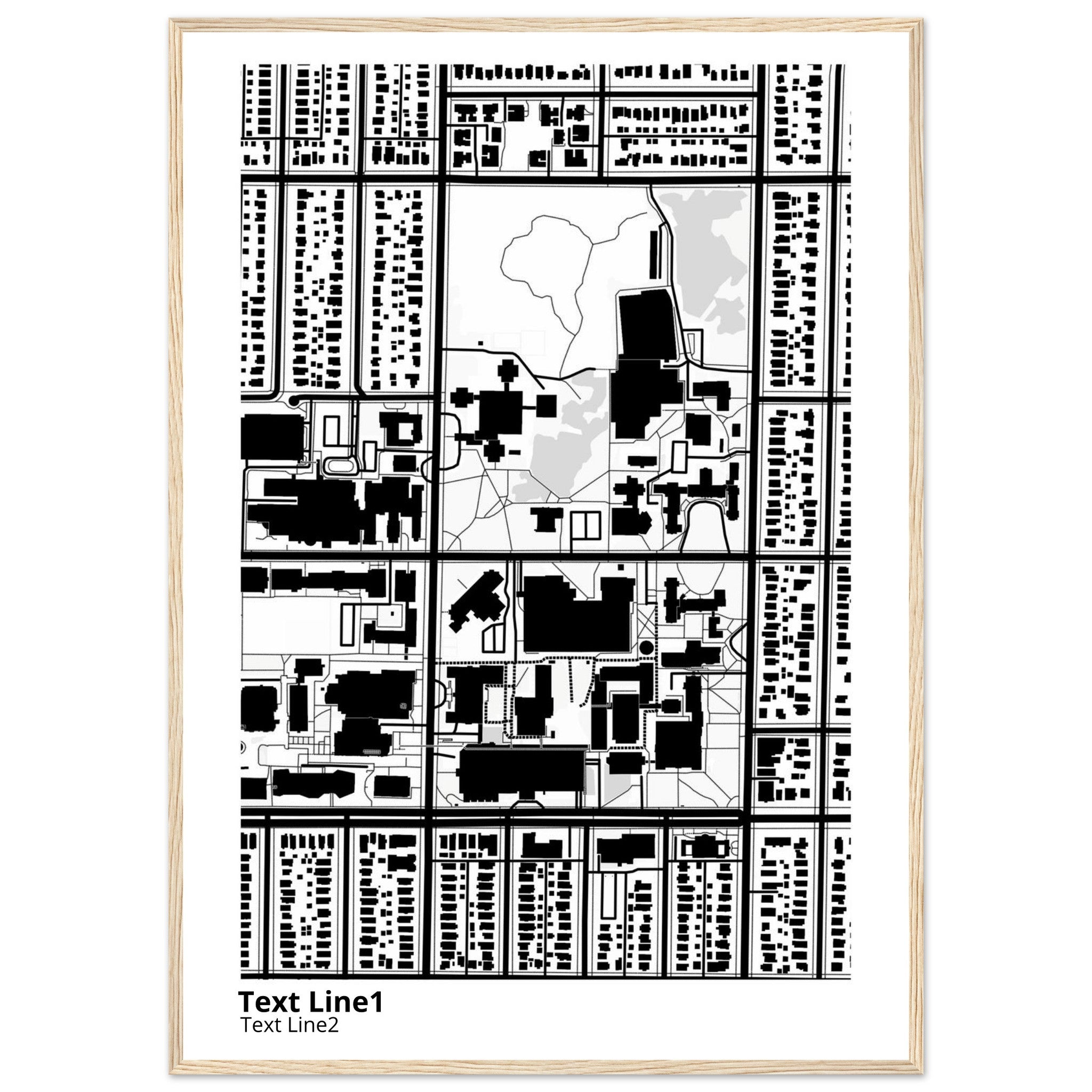 University of Wisconsin (Milwaukee) Campus Map Poster | Alumni Gift - Ink And Atlas