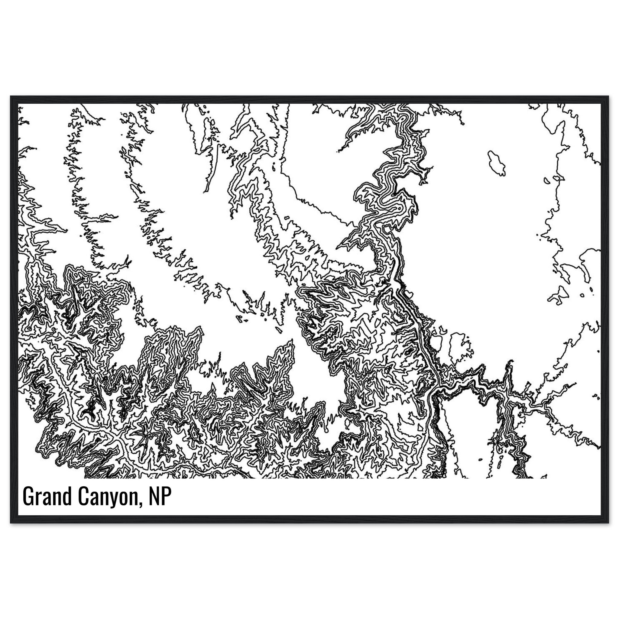 Custom Contours Print - Ink And Atlas