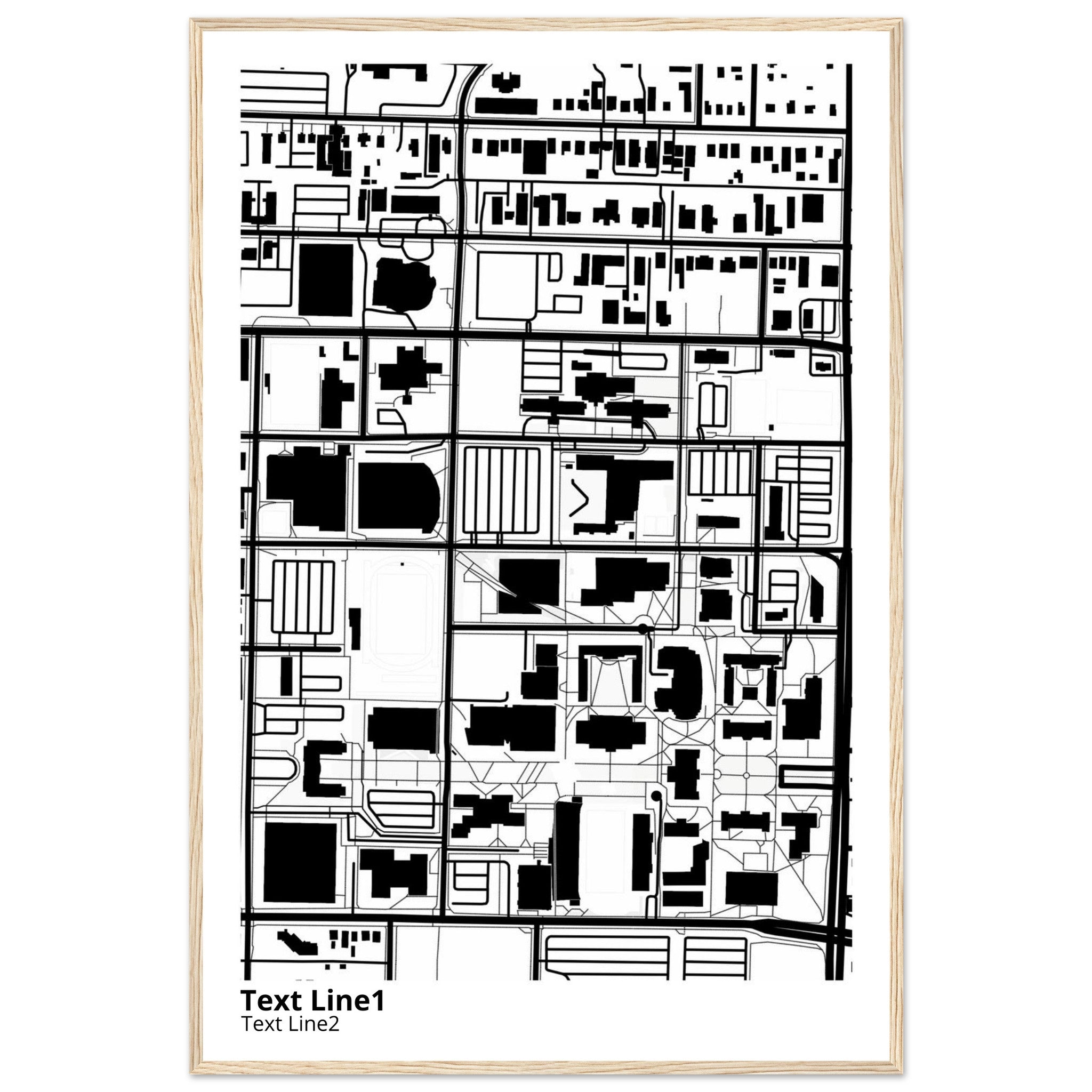 missouri state university springfield campus map poster