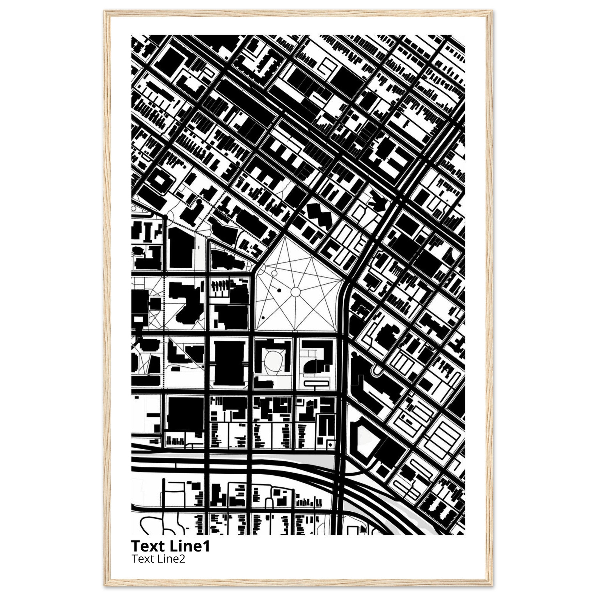 Virginia Commonwealth University Campus Map Poster | Graduation Gift - Ink And Atlas