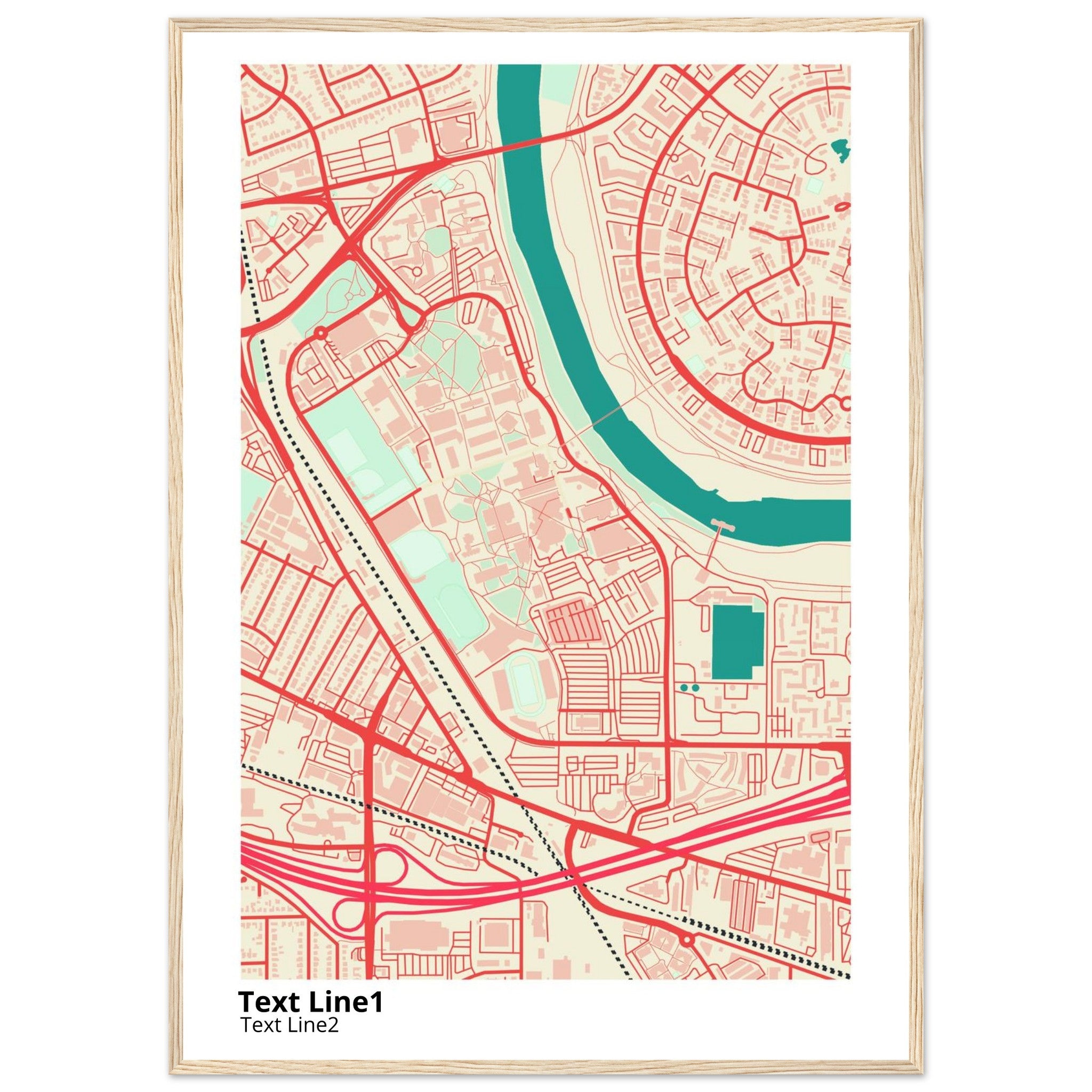california state university sacramento campus map poster