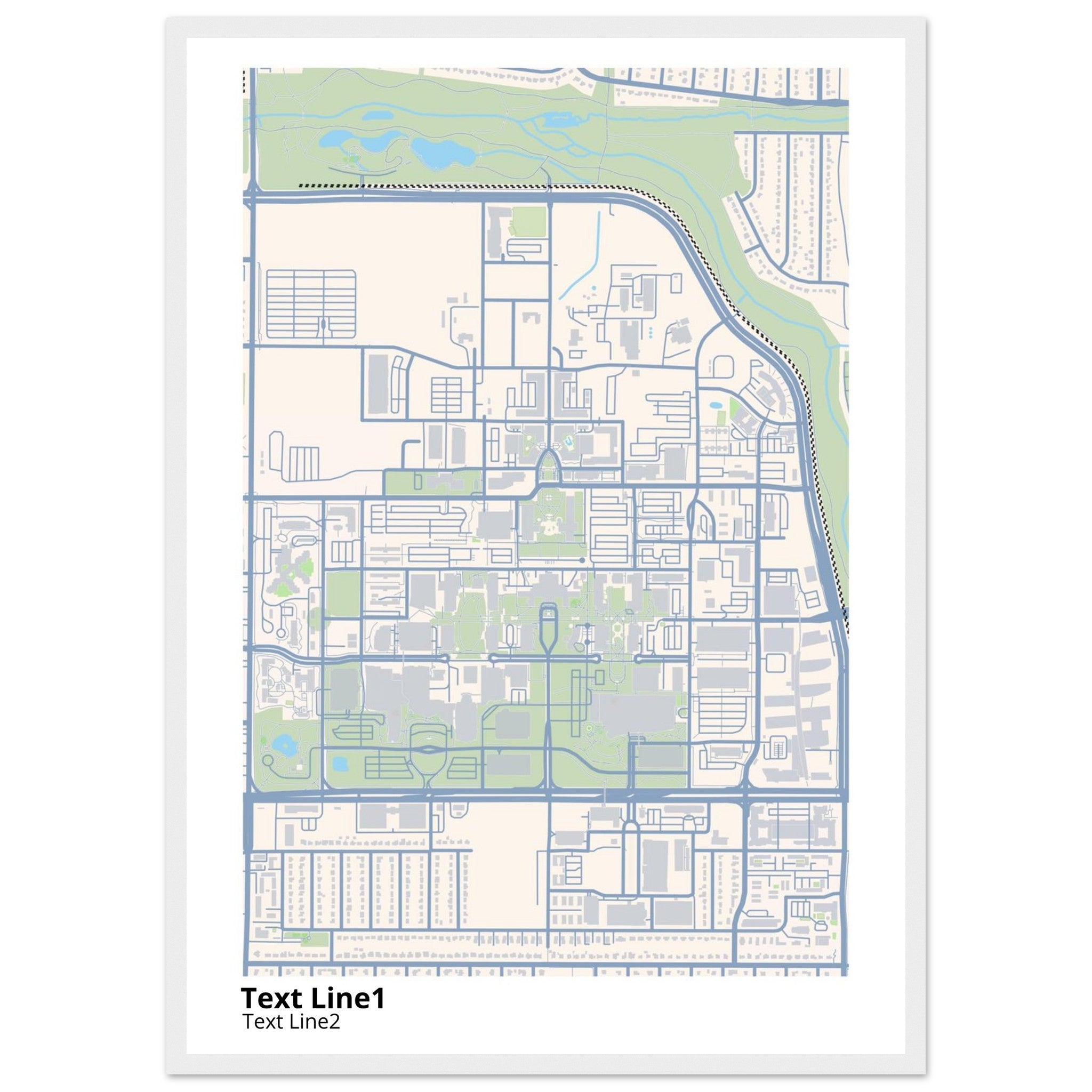university of colorado denver anschutz medical campus campus map poster
