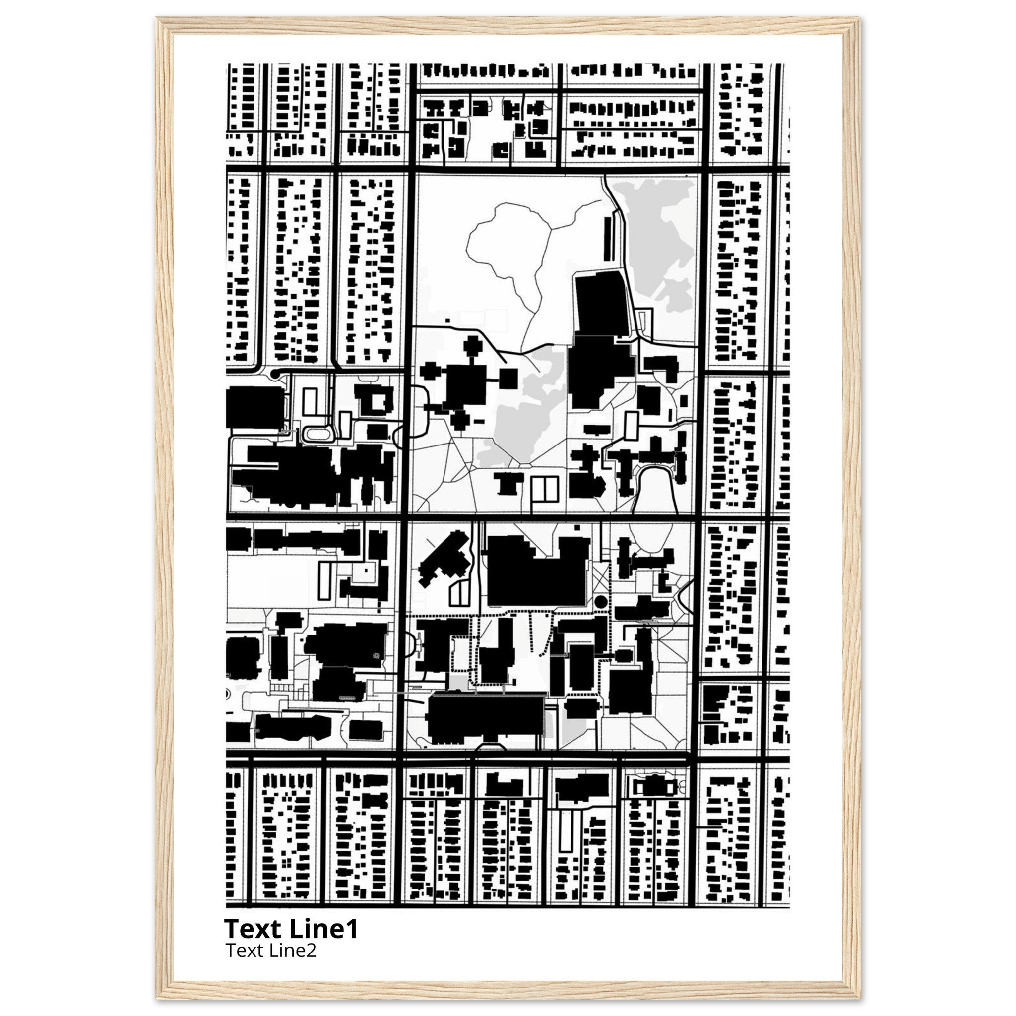 University of Wisconsin (Milwaukee) Campus Map Poster | Alumni Gift - Ink And Atlas