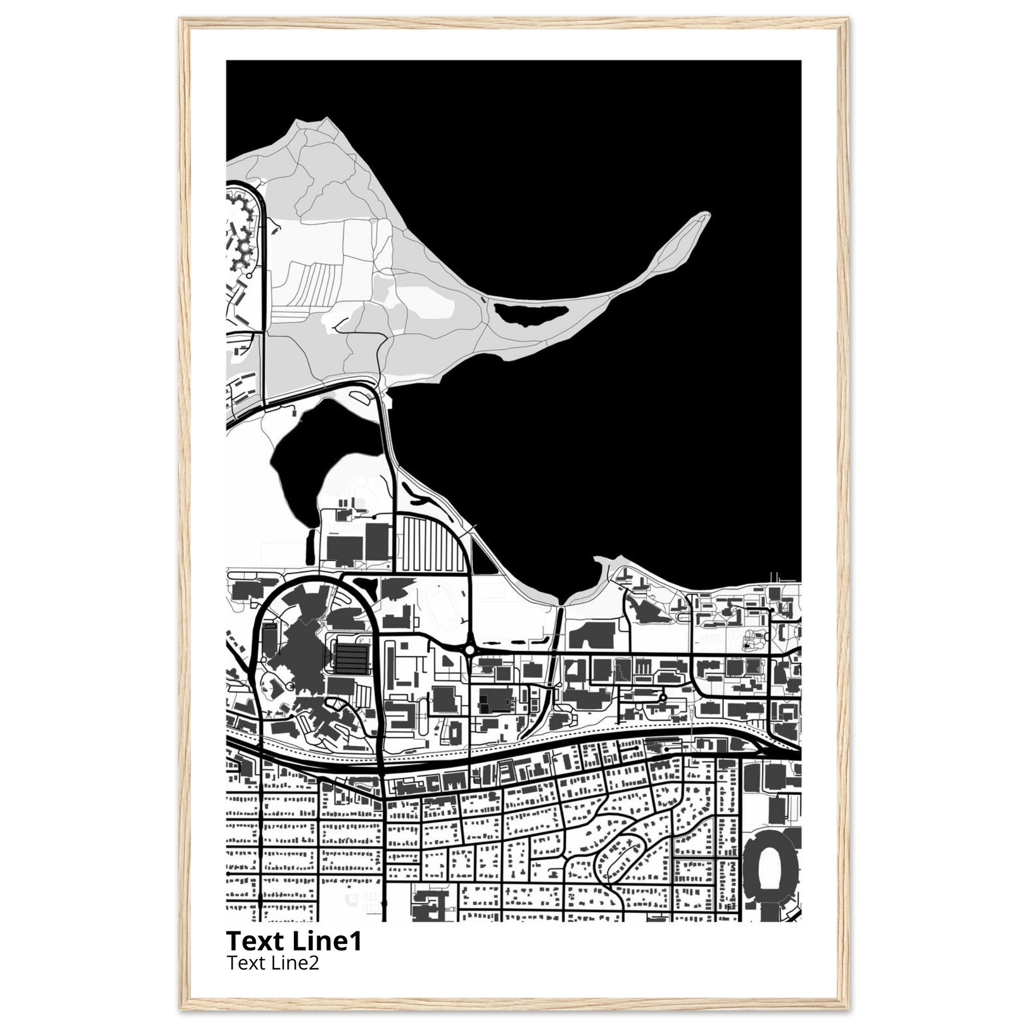 University of Wisconsin (Madison) Campus Map Poster | Graduation Gift - Ink And Atlas