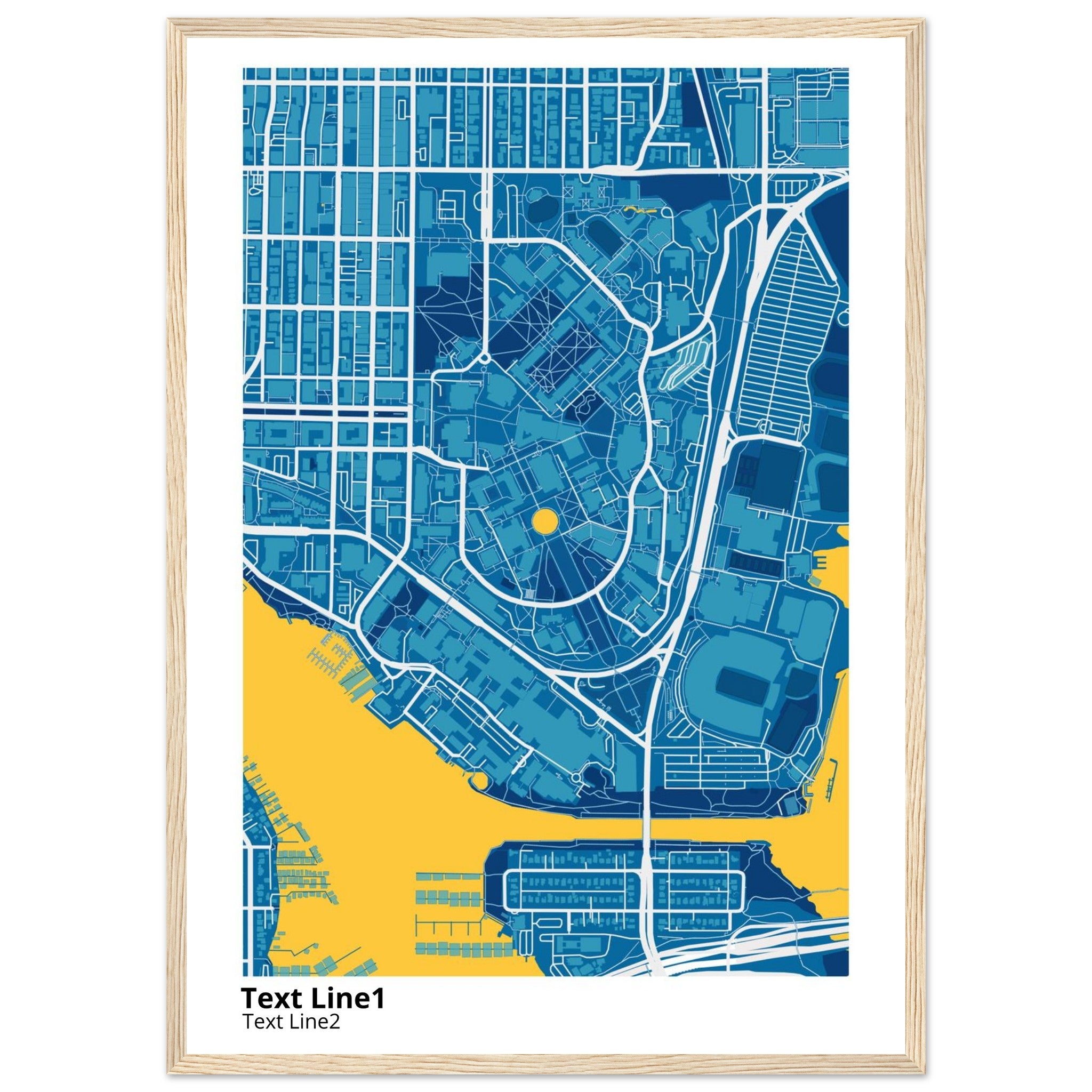 University of Washington (Seattle) Campus Map Poster | Graduation Gift - Ink And Atlas
