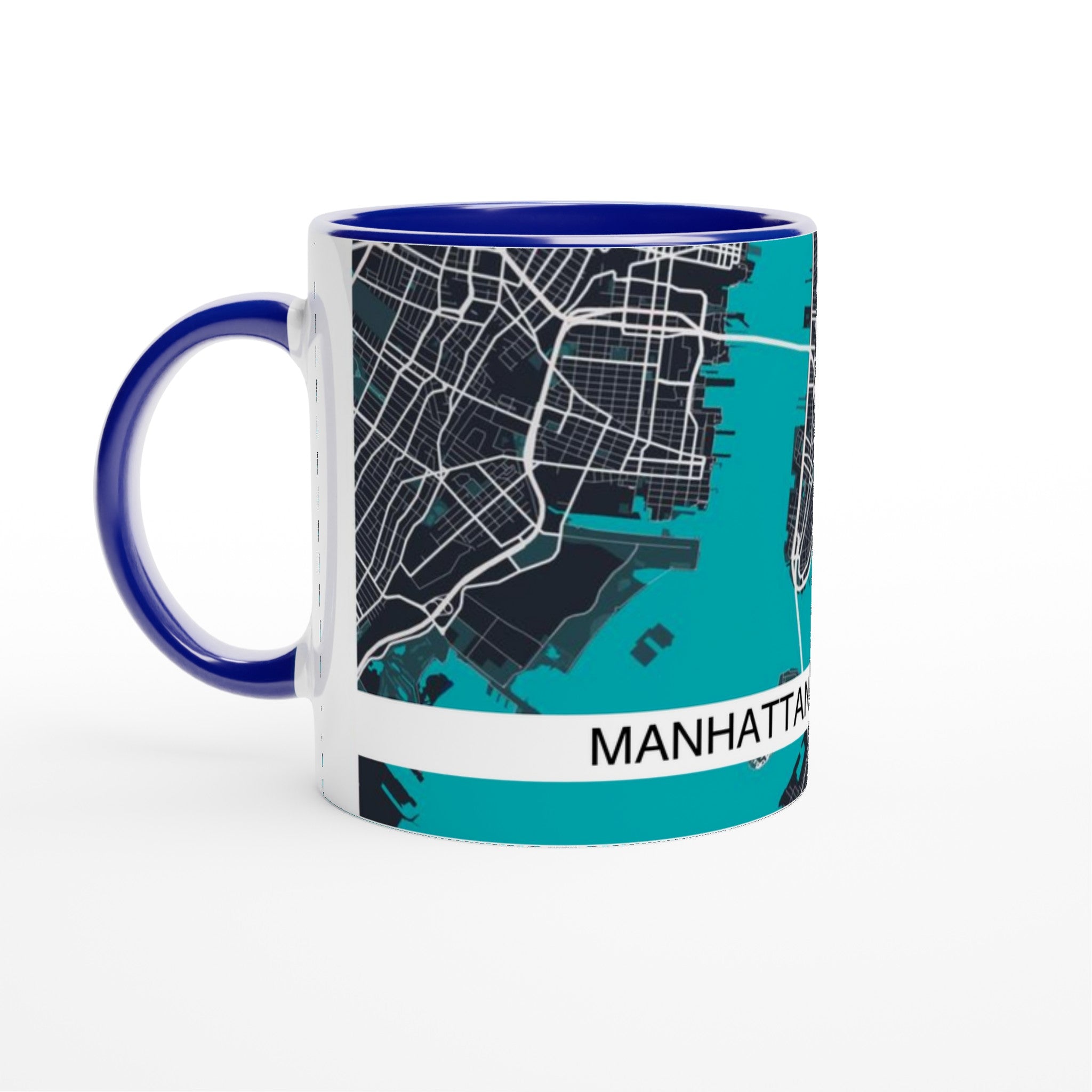 New York Modern City Map Mug (11oz) - Ink And Atlas