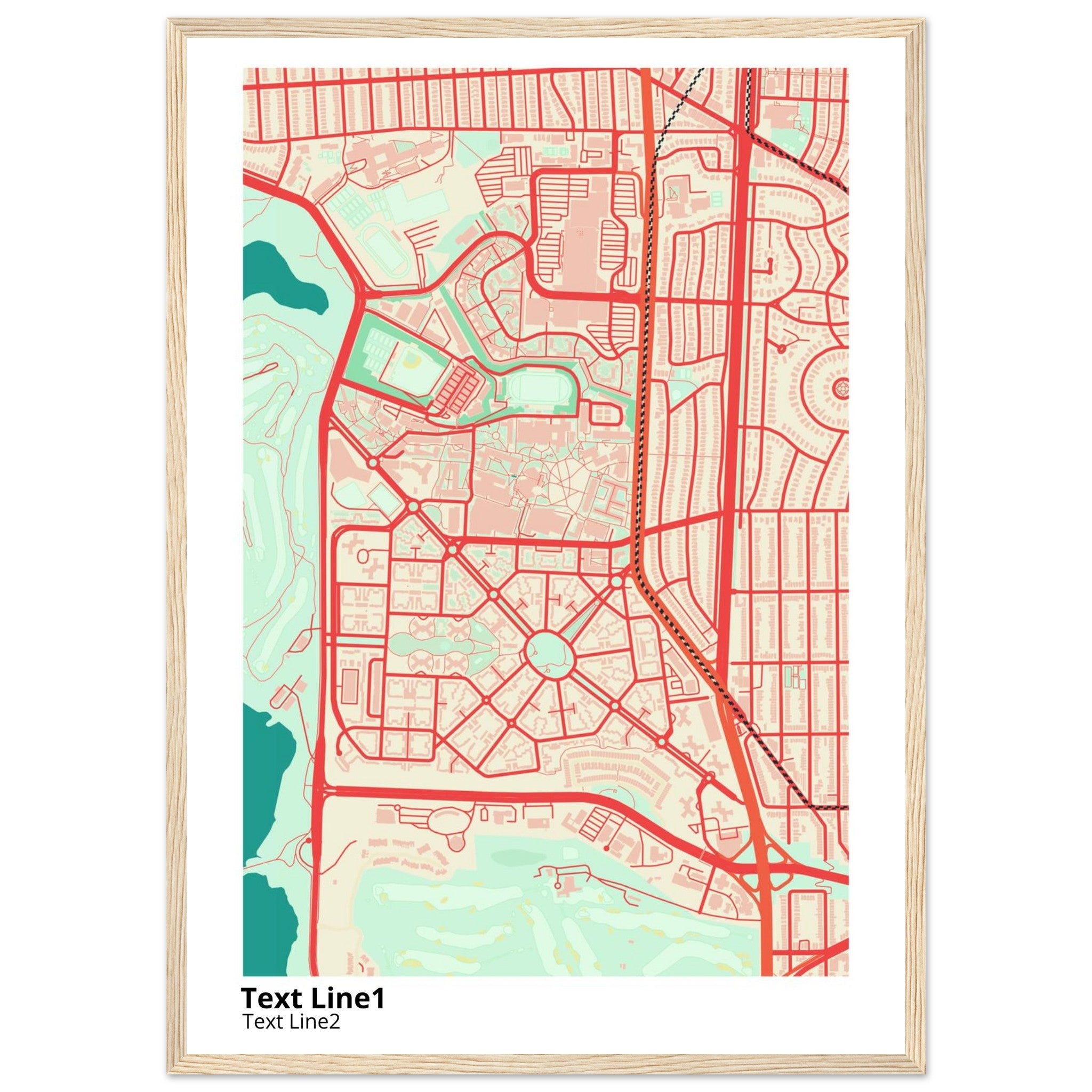 san francisco state university campus map poster