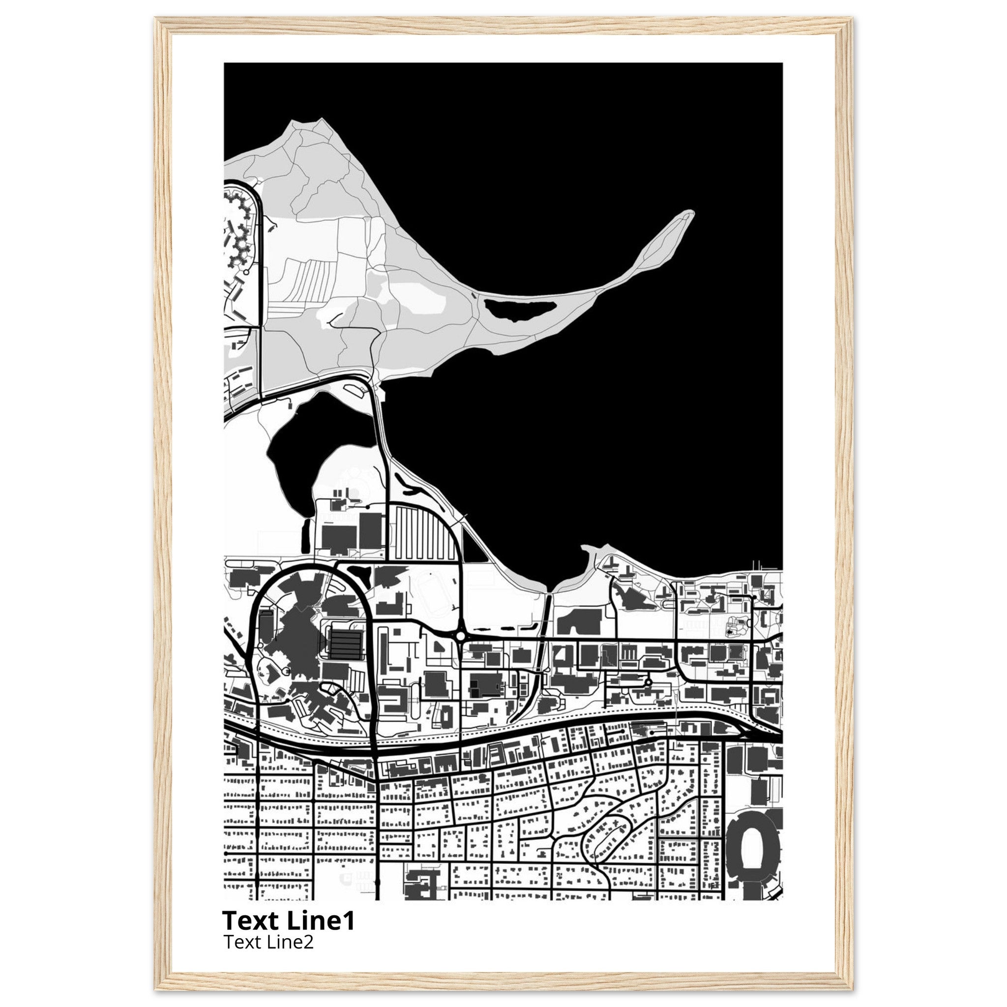 University of Wisconsin (Madison) Campus Map Poster | Graduation Gift - Ink And Atlas