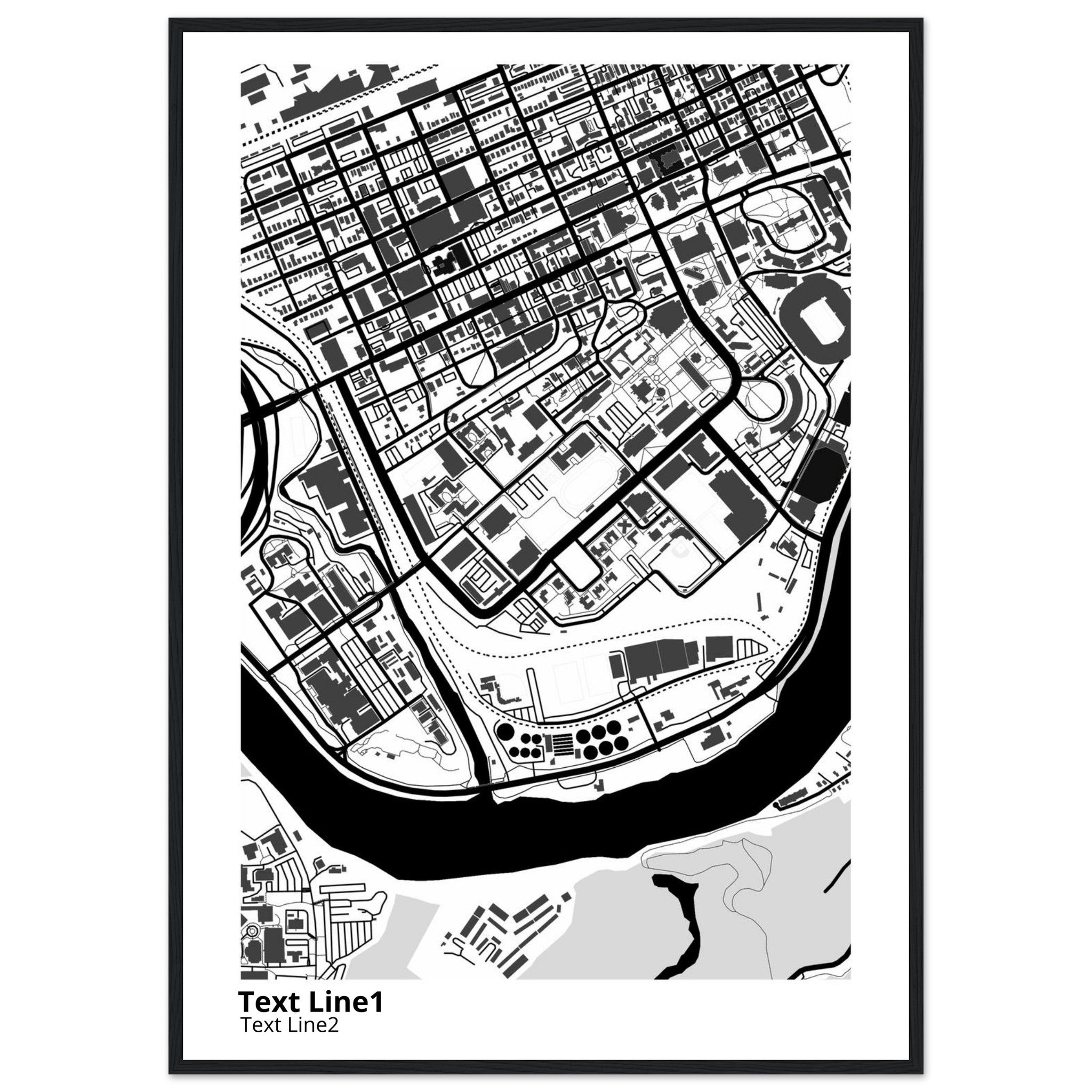 University of Tennessee (Knoxville) Campus Map Poster | Alumni Gift - Ink And Atlas