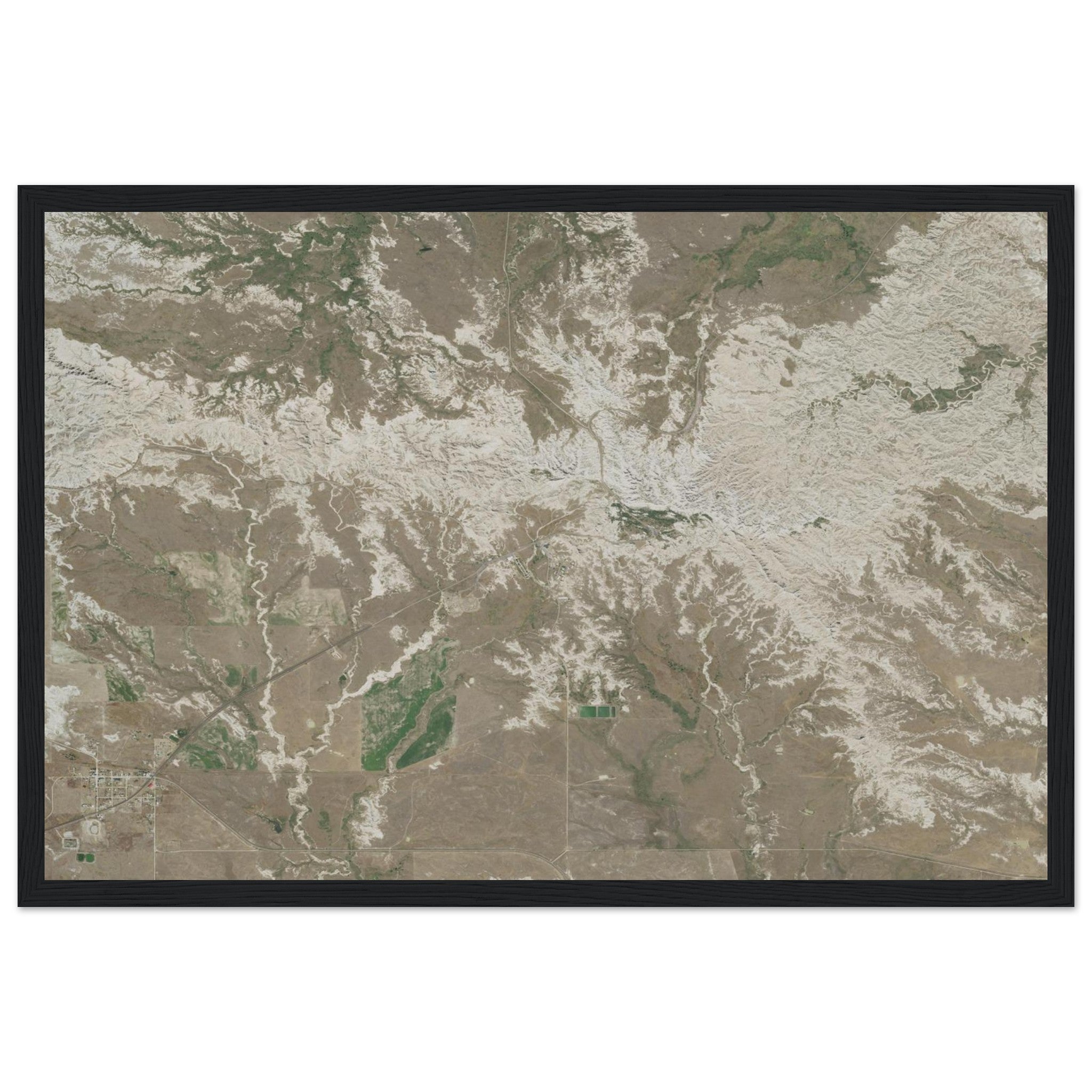Badlands National Park Natural Earth Print - Ink And Atlas
