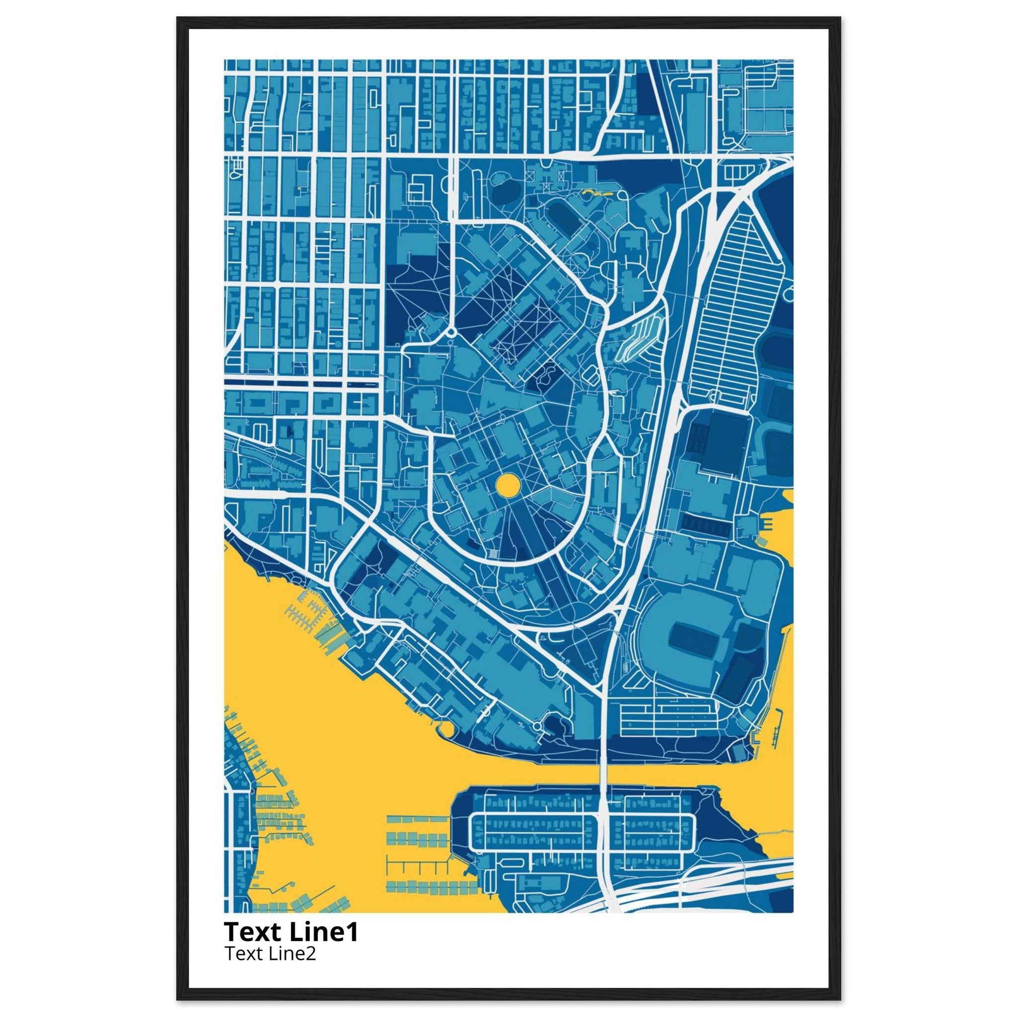 University of Washington (Seattle) Campus Map Poster | Graduation Gift - Ink And Atlas